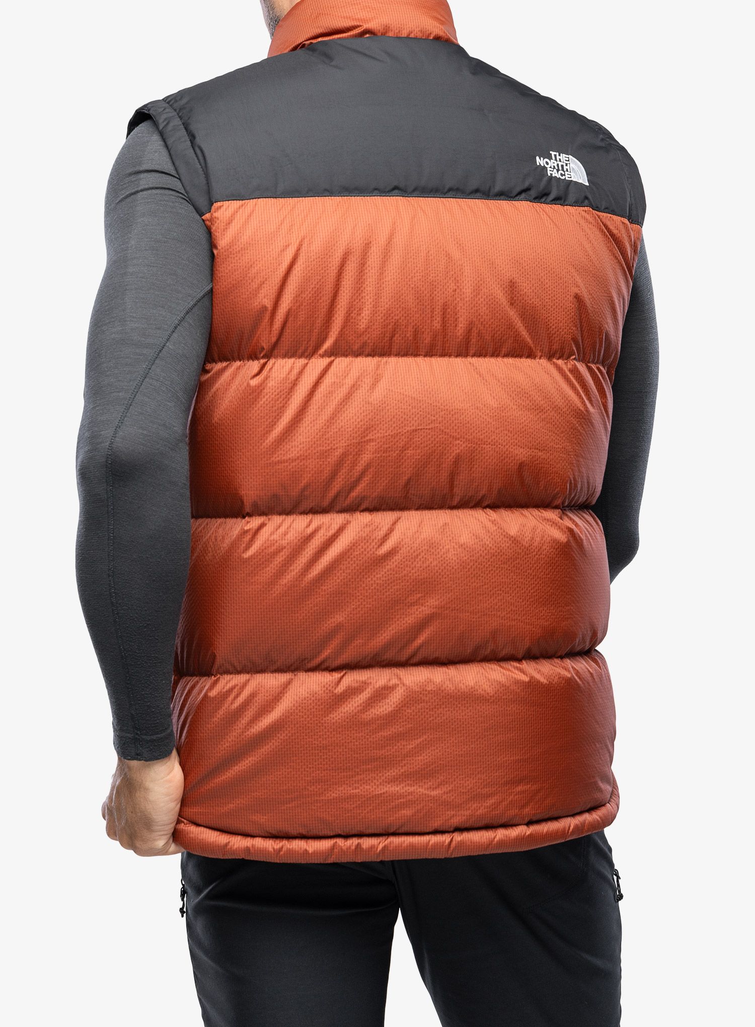 Елек с подплата The North Face Diablo Down Vest - brown/black