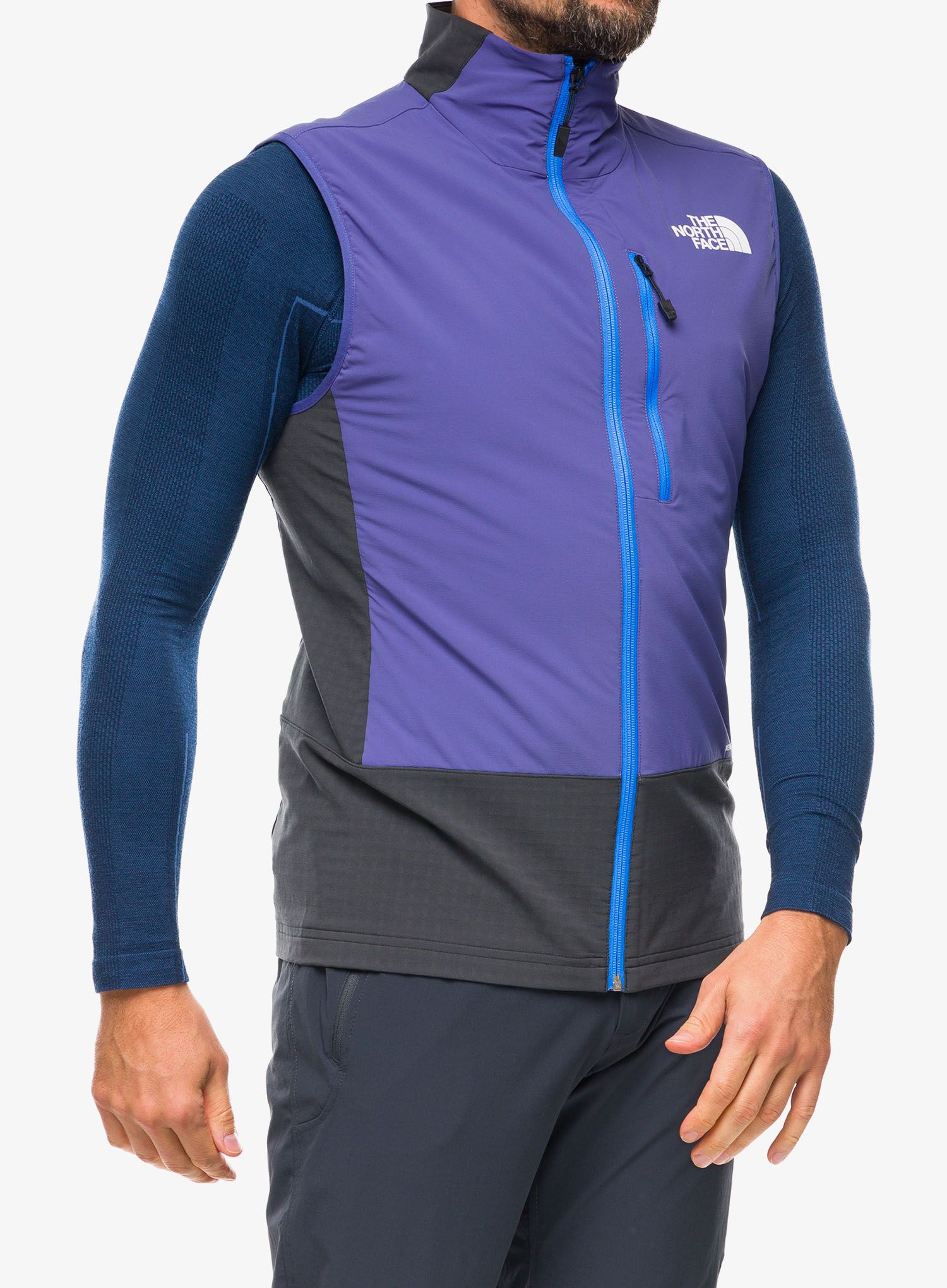 Елек с подплата The North Face Dawn Turn Hybrid Ventrix Vest - grey/cave blue