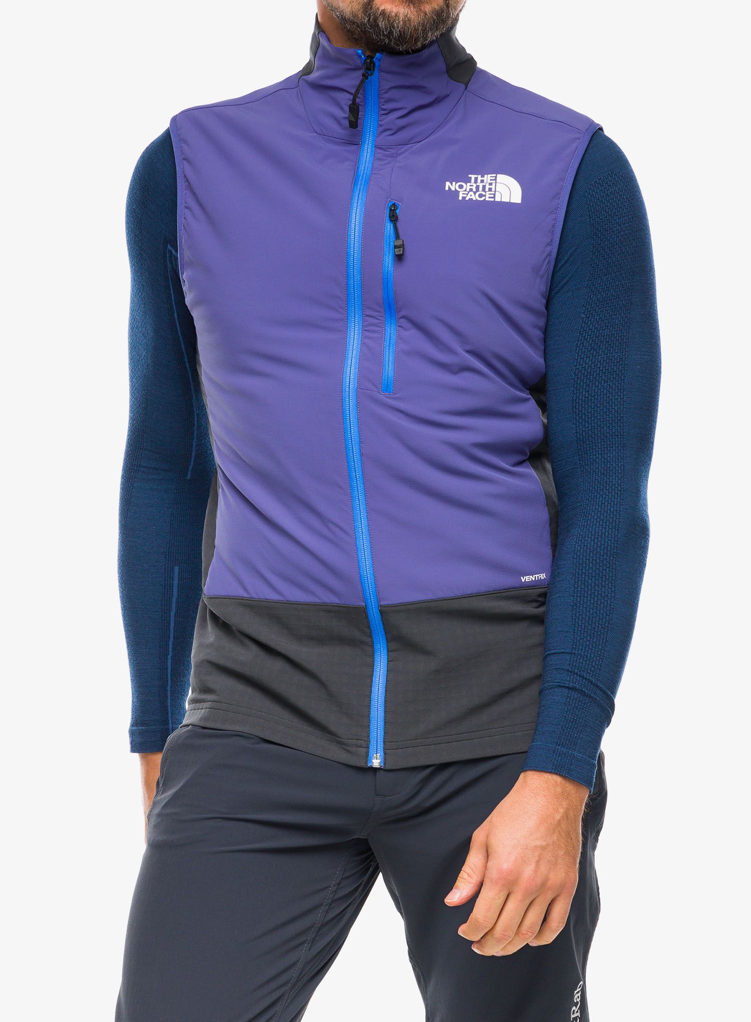 Елек с подплата The North Face Dawn Turn Hybrid Ventrix Vest - grey/cave blue