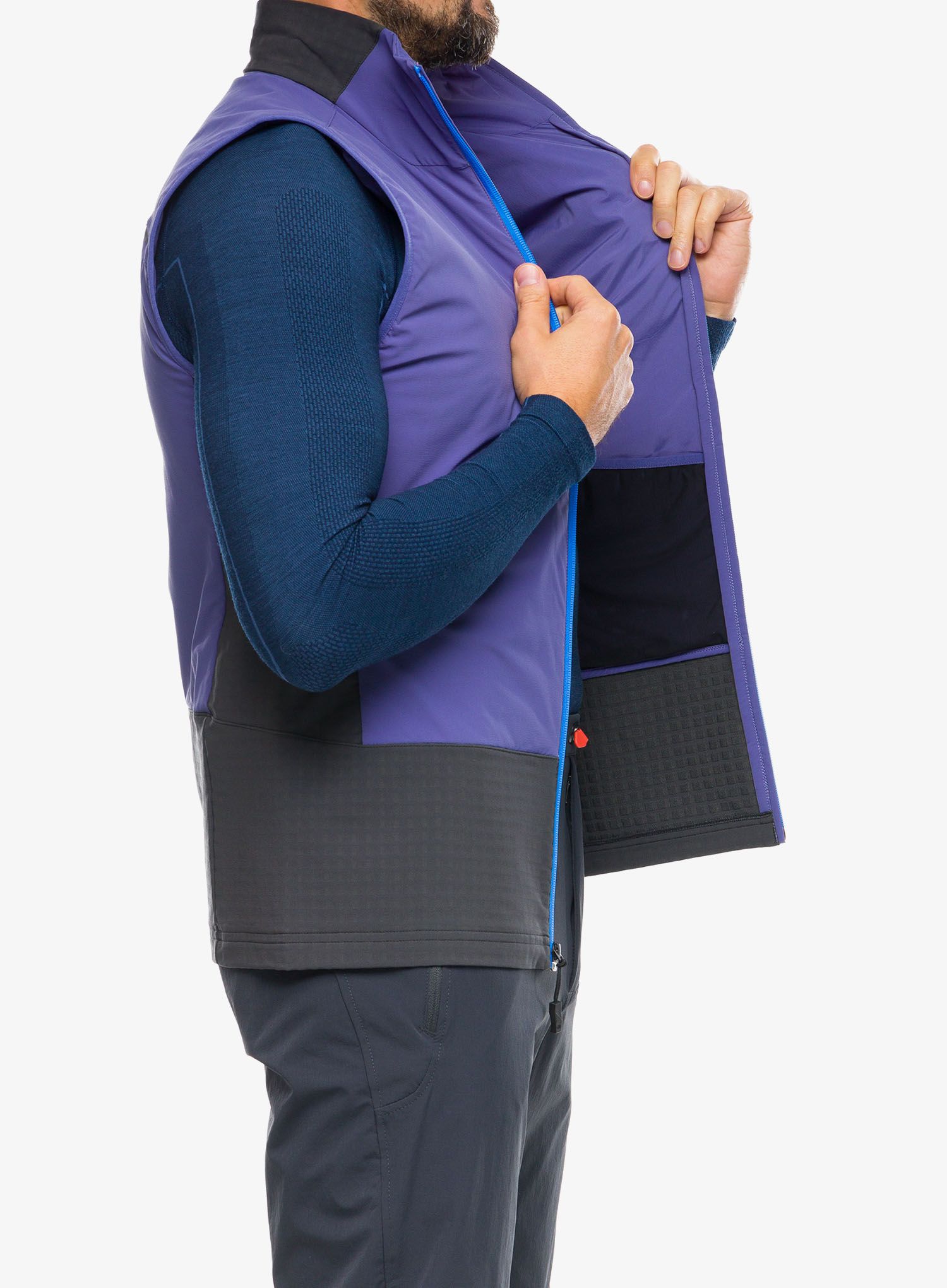 Елек с подплата The North Face Dawn Turn Hybrid Ventrix Vest - grey/cave blue