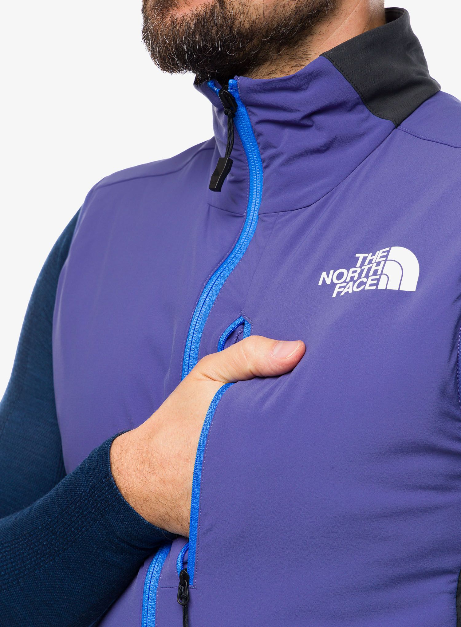 Елек с подплата The North Face Dawn Turn Hybrid Ventrix Vest - grey/cave blue