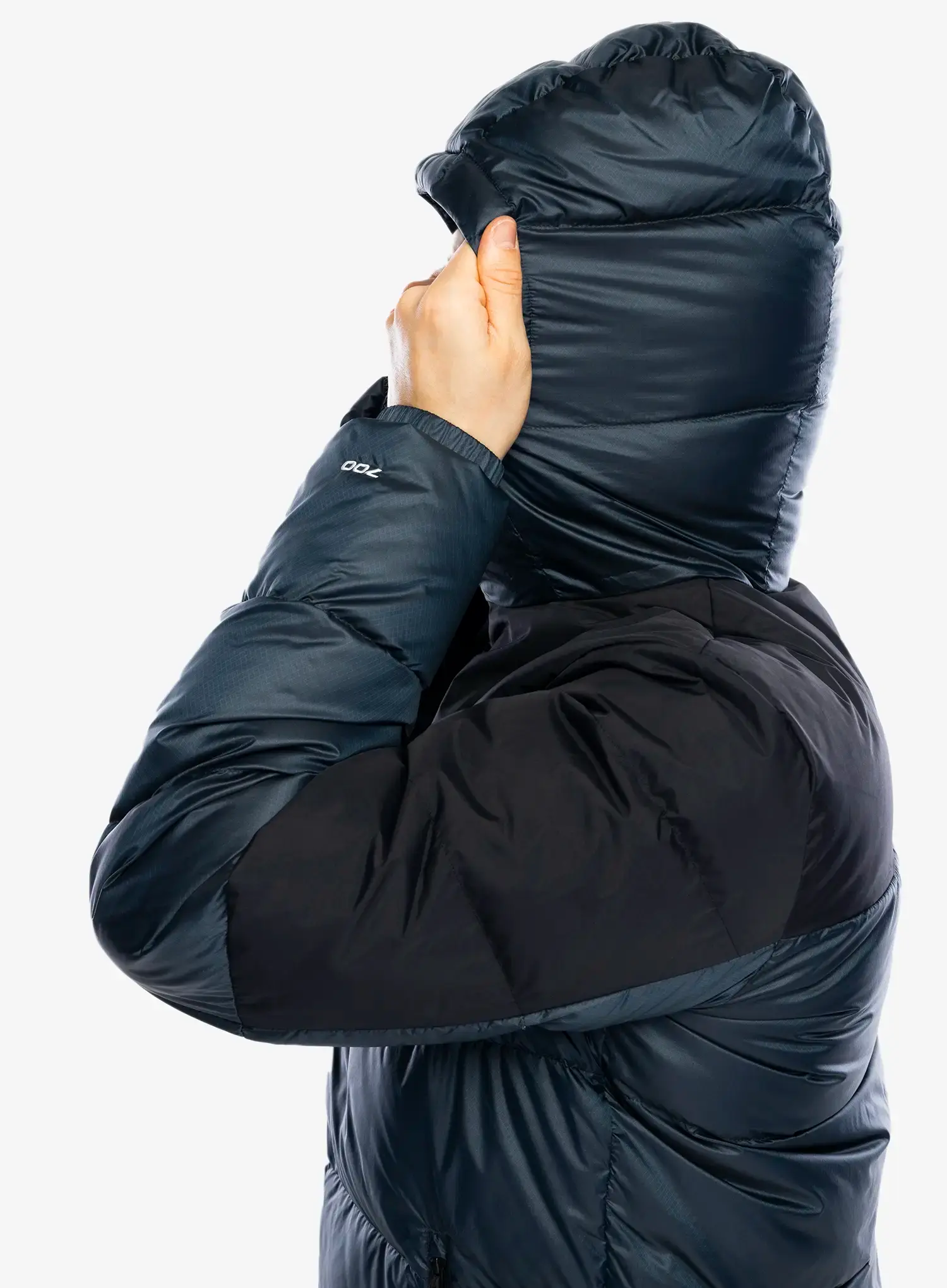 Пухено яке The North Face Diablo Down 2.0 Hoodie - shady blue black heather