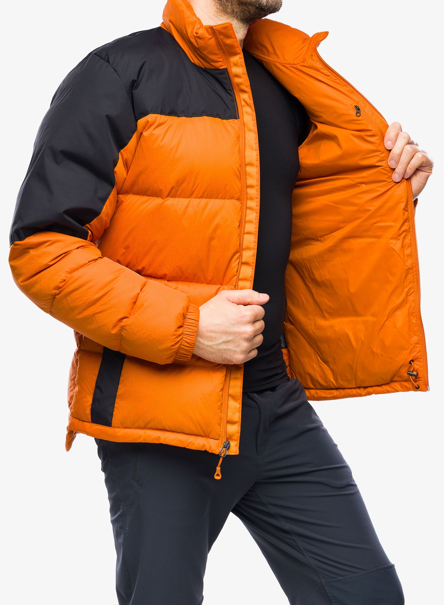 Пухено яке The North Face Diablo Down Jacket - desert rust/tnf black