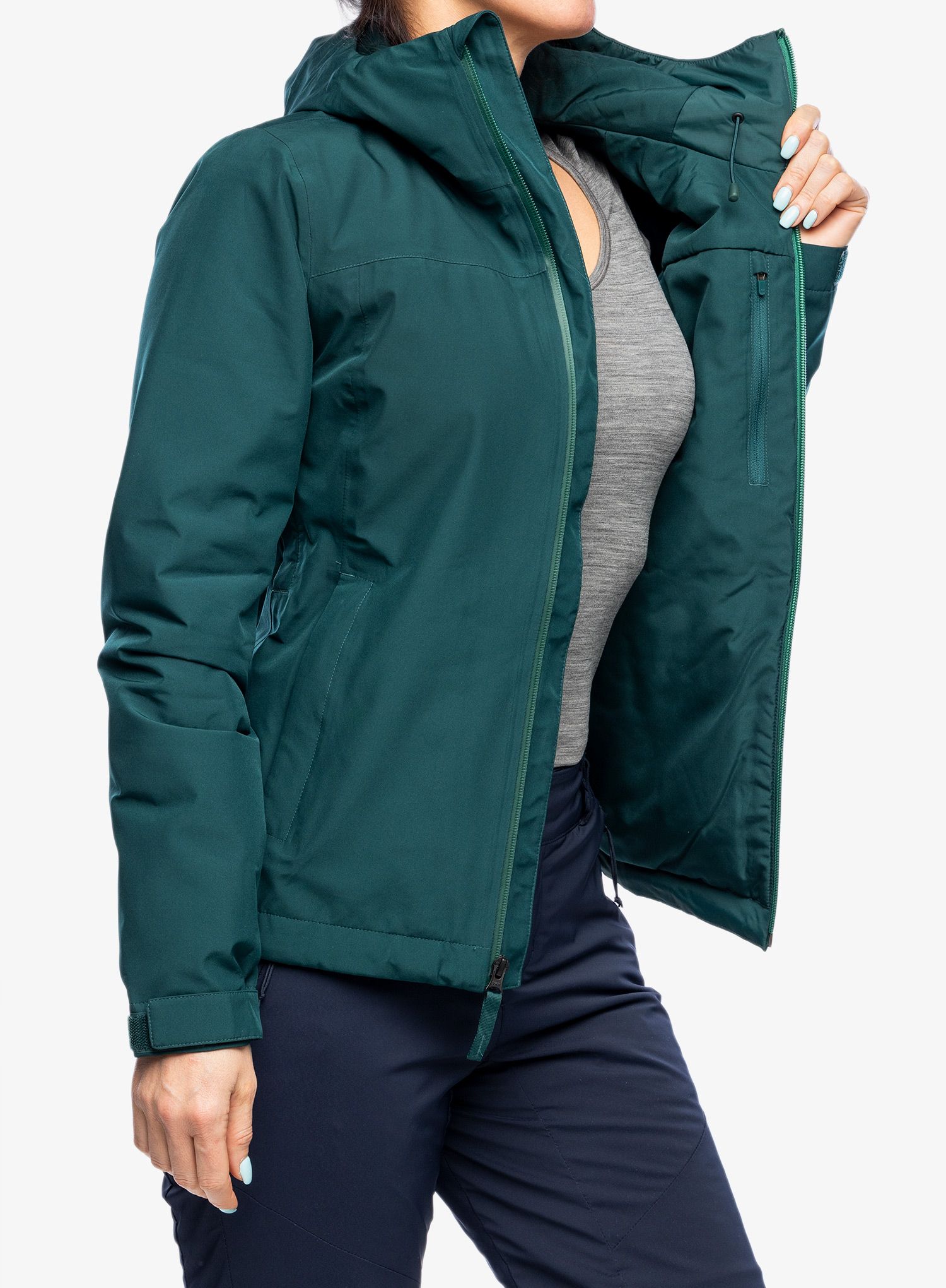 Дамско яке The North Face Dryzzle FUTURELIGHT Insulated Jacket - ponderosa green