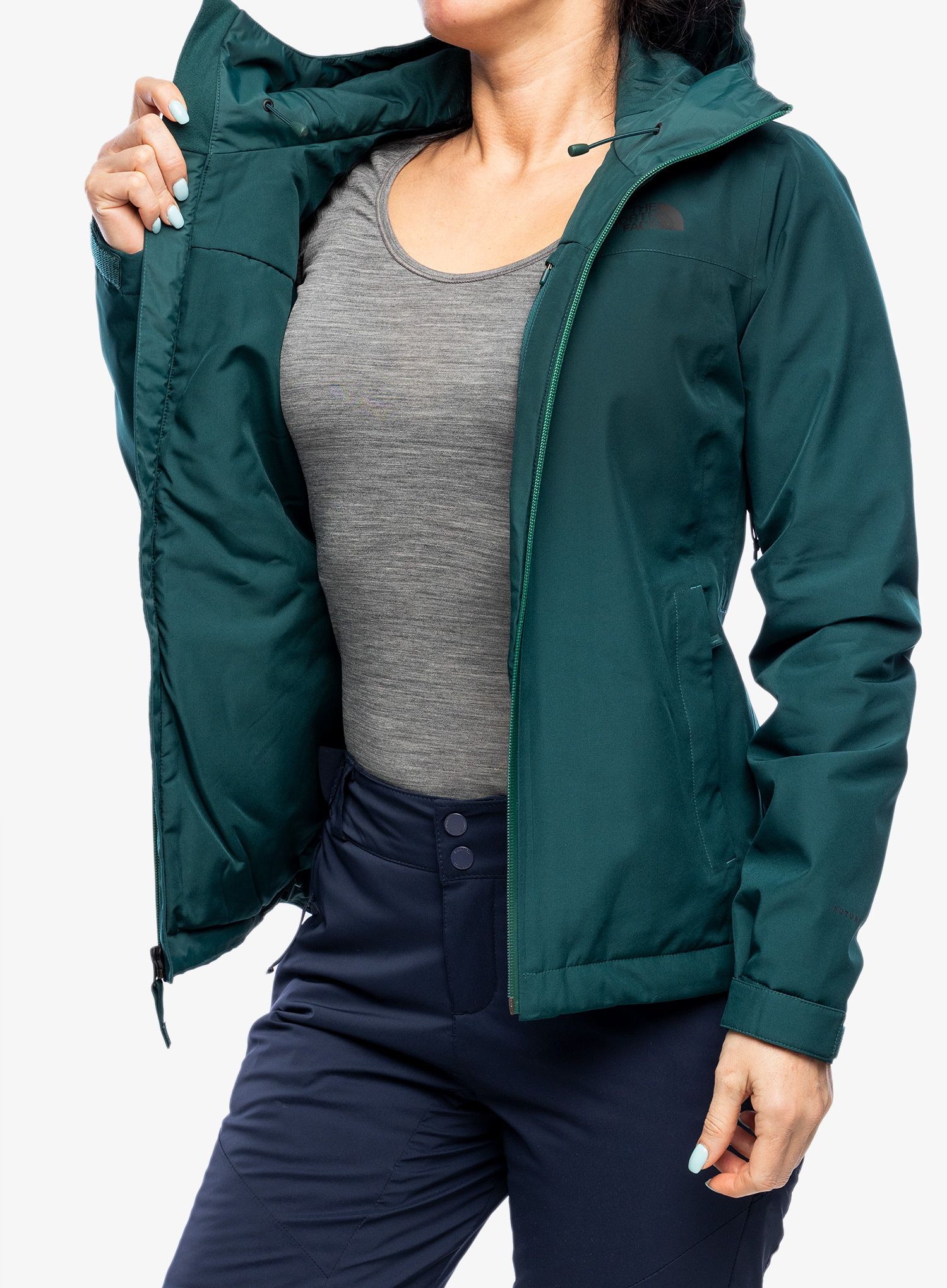 Дамско яке The North Face Dryzzle FUTURELIGHT Insulated Jacket - ponderosa green