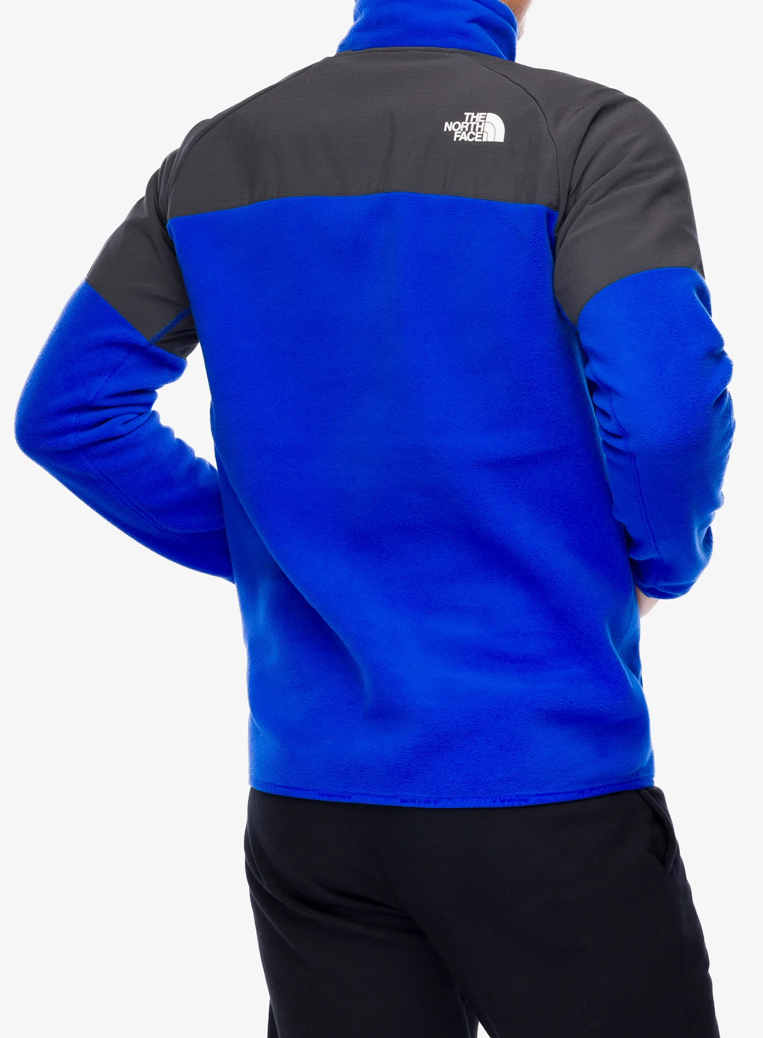 Суичър без качулка The North Face Glacier Heavyweight 1/2 Zip - tnf blue/asphalt grey