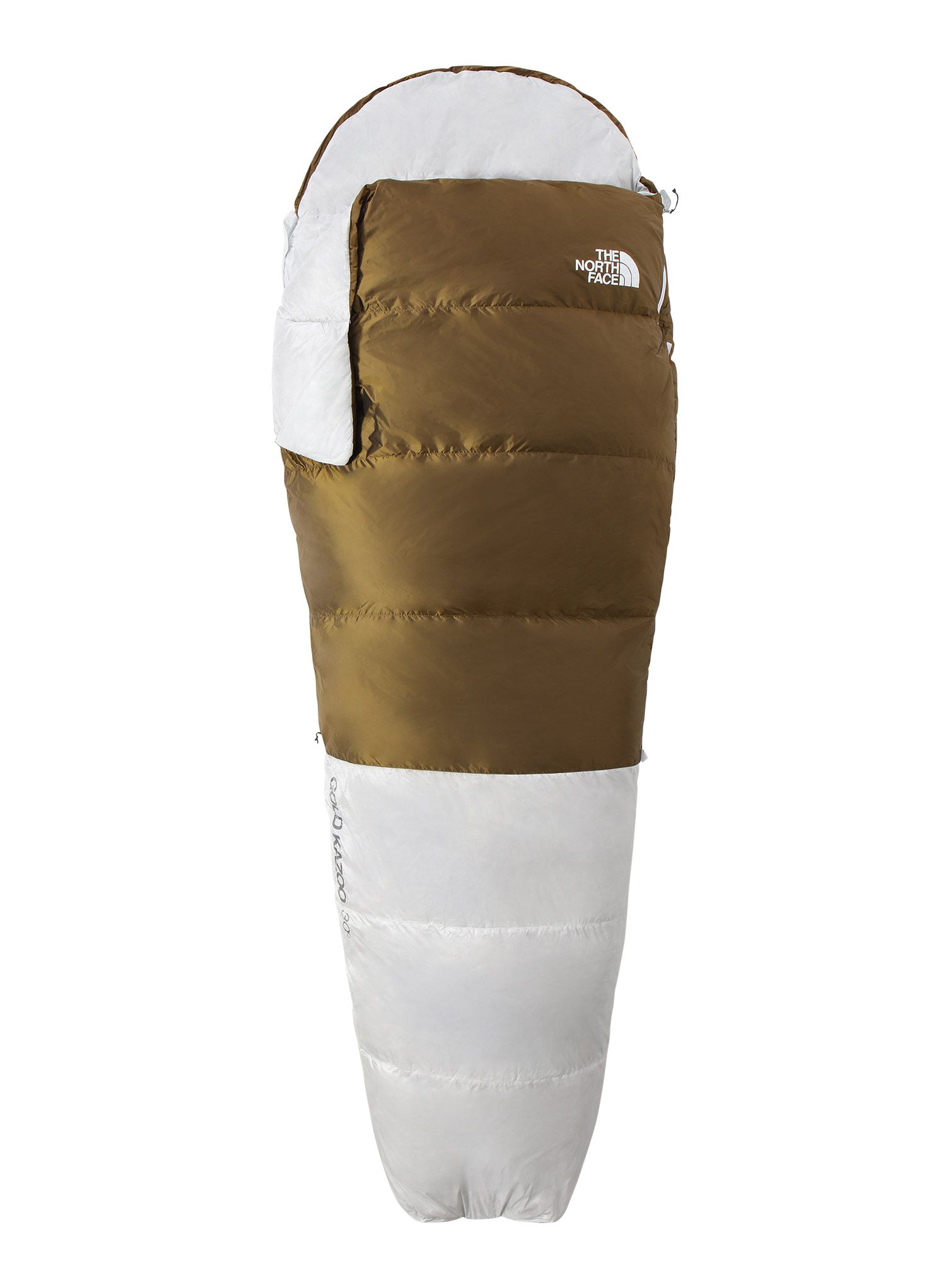 Пухен спален чувал The North Face Gold Kazoo Eco (183 cm) - citrine yellow/tin grey