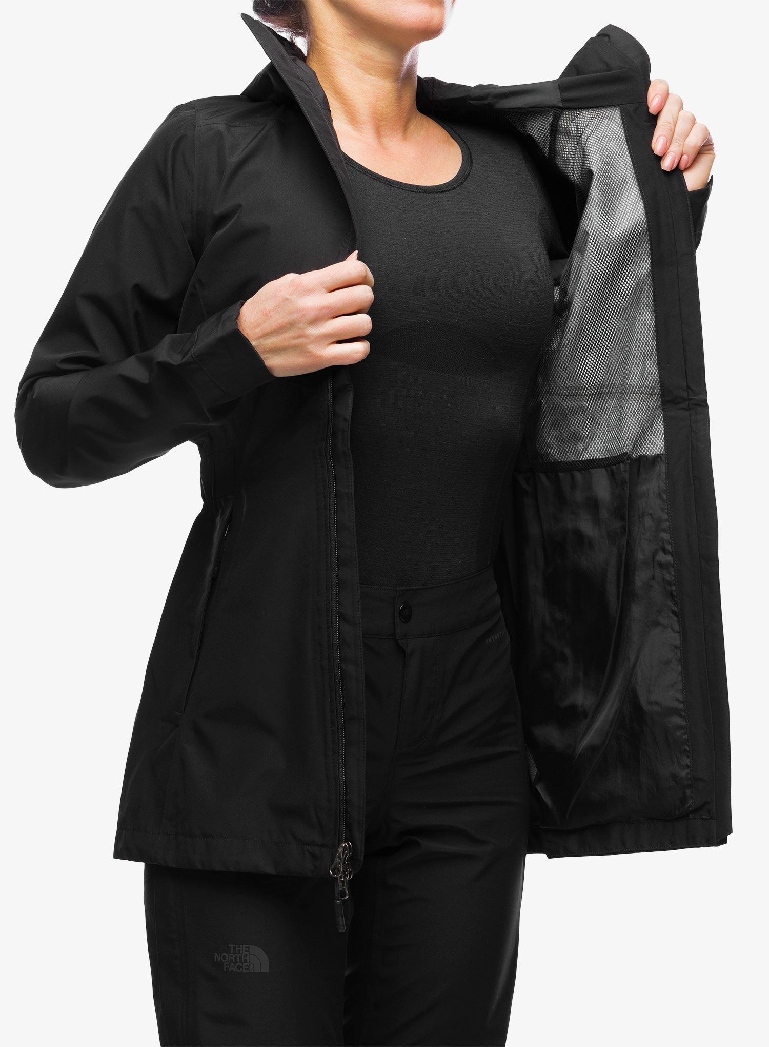 Дамско яке за дъжд The North Face Hikesteller Parka Shell - tnf black