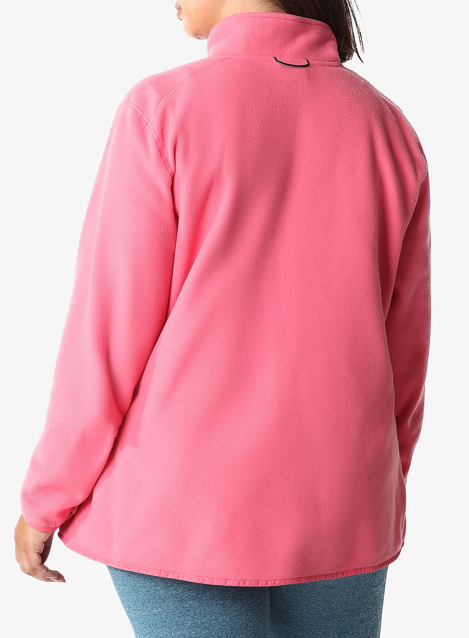 Дамски поларен суичър The North Face Plus 100 Glacier Full Zip - cosmo pink