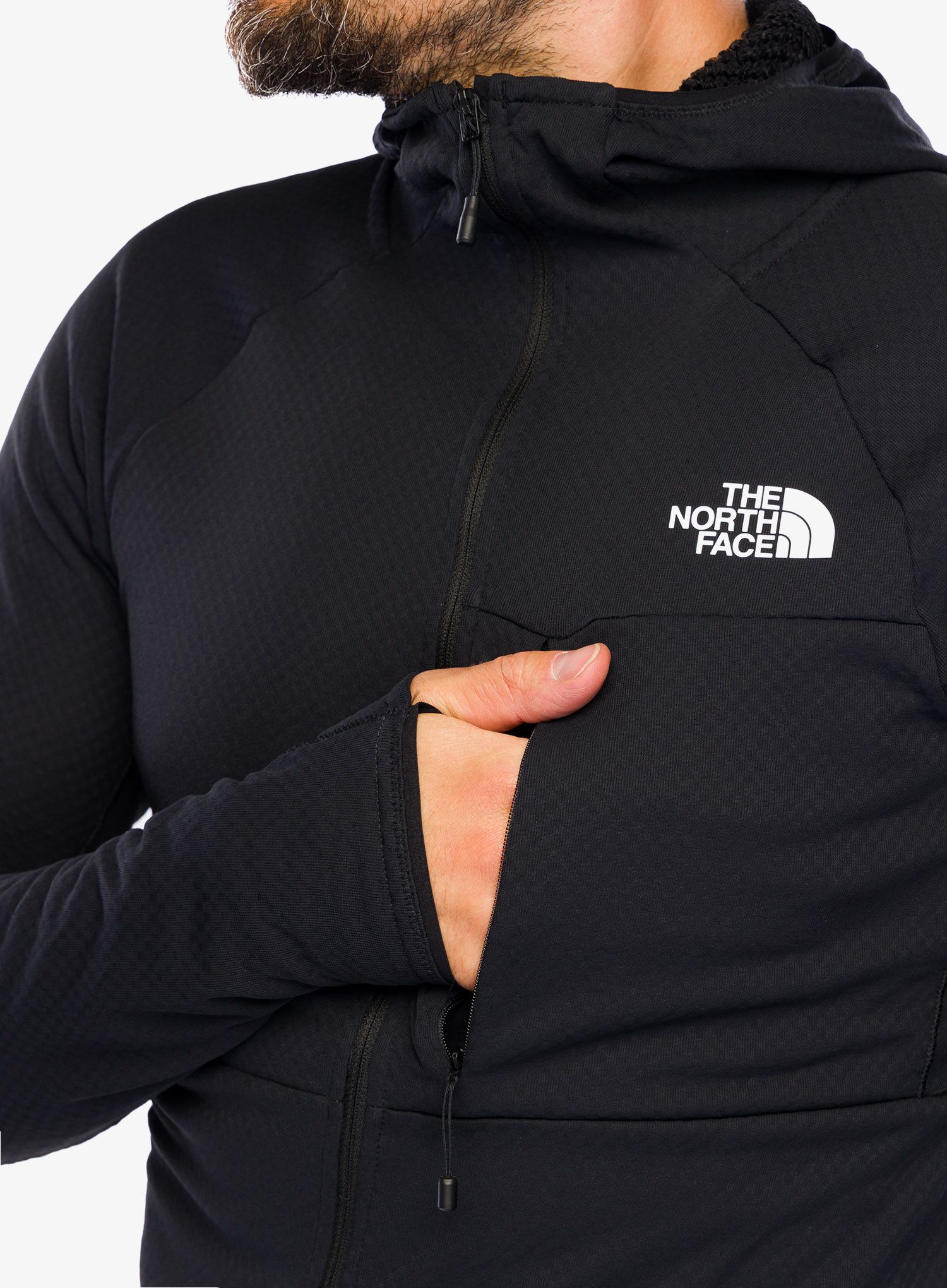 Поларен суичър The North Face Summit Futurefleece FZ Hoodie - black