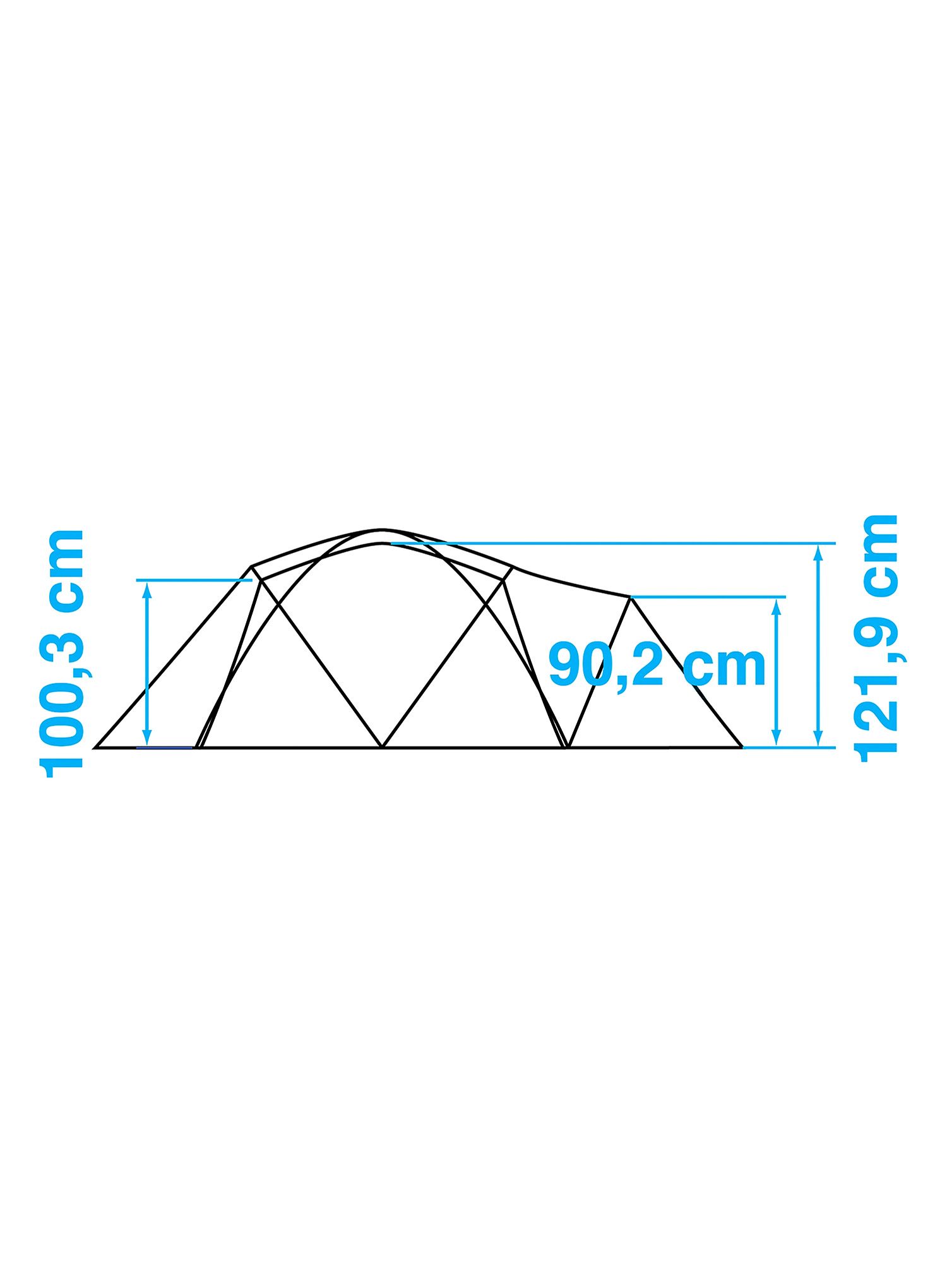 Триместна палатка The North Face VE 25 - summit gold/asphalt grey