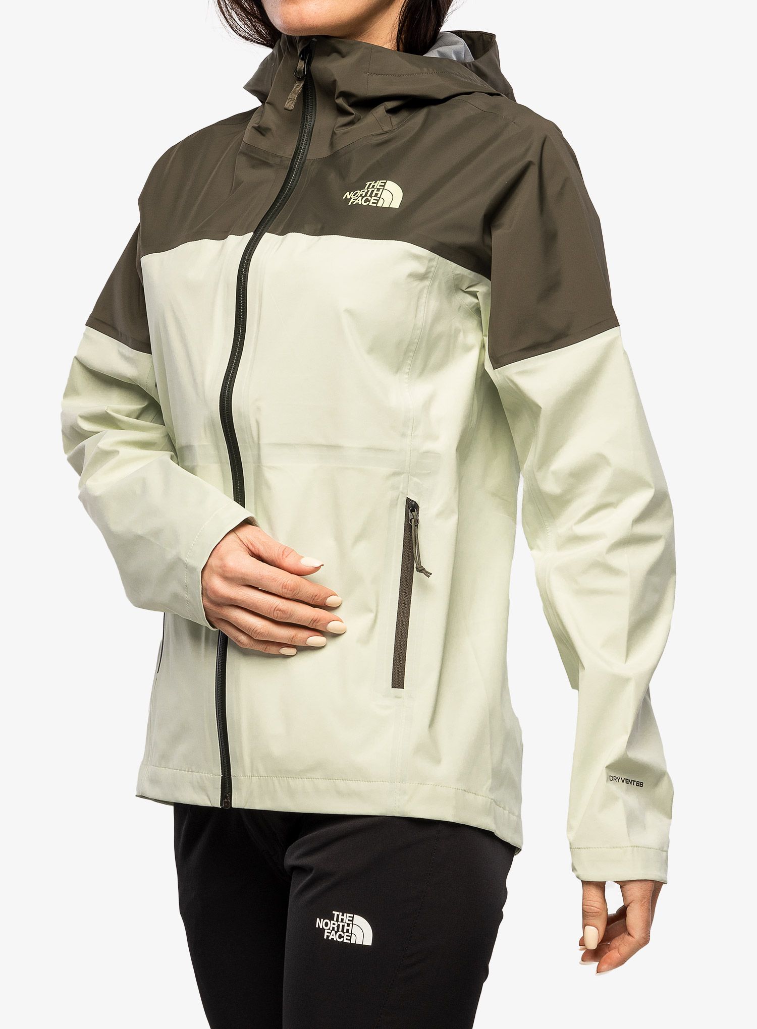 Дамско яке за планина The North Face West Basin DryVent Jacket - lime/green