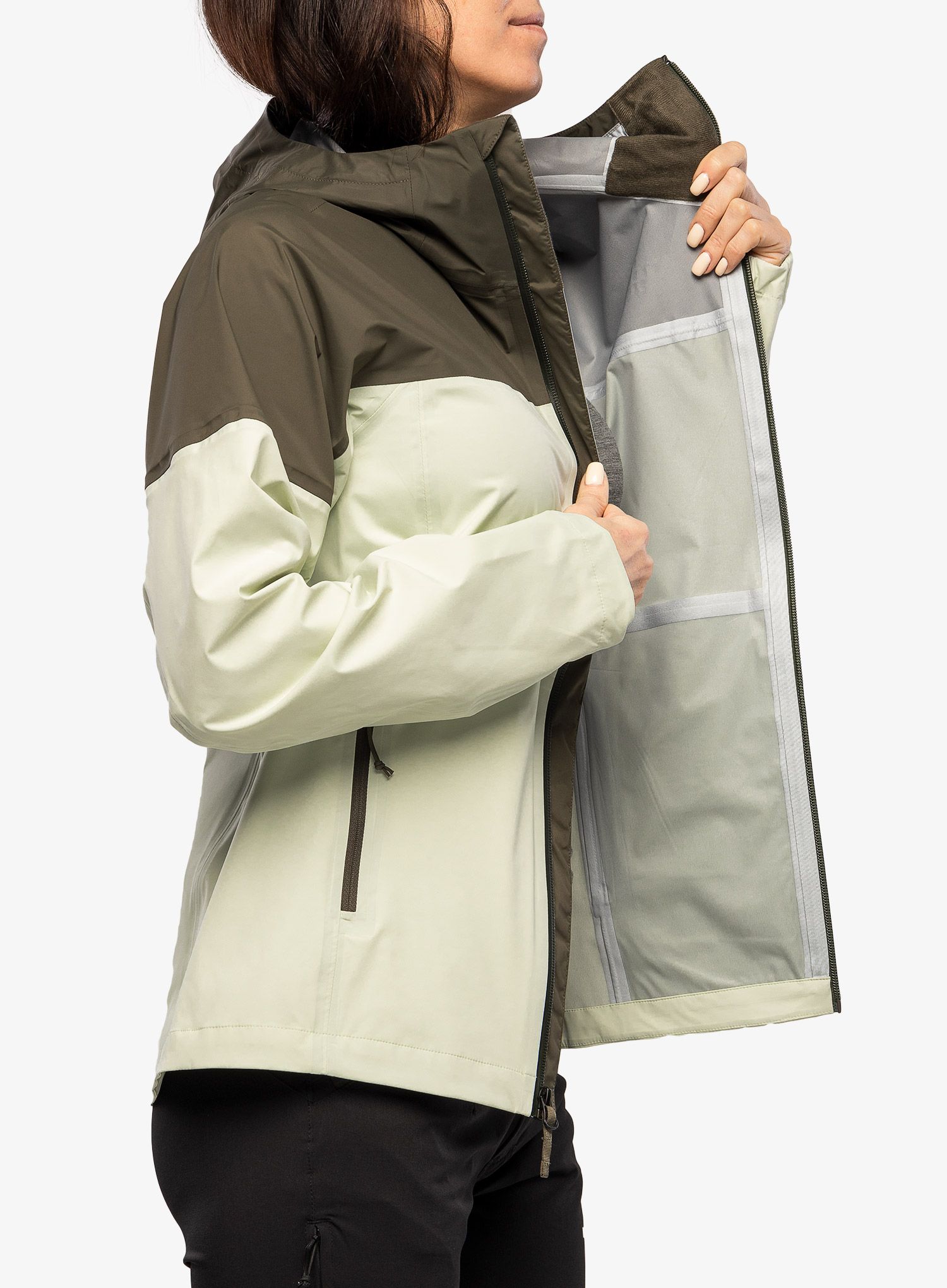 Дамско яке за планина The North Face West Basin DryVent Jacket - lime/green