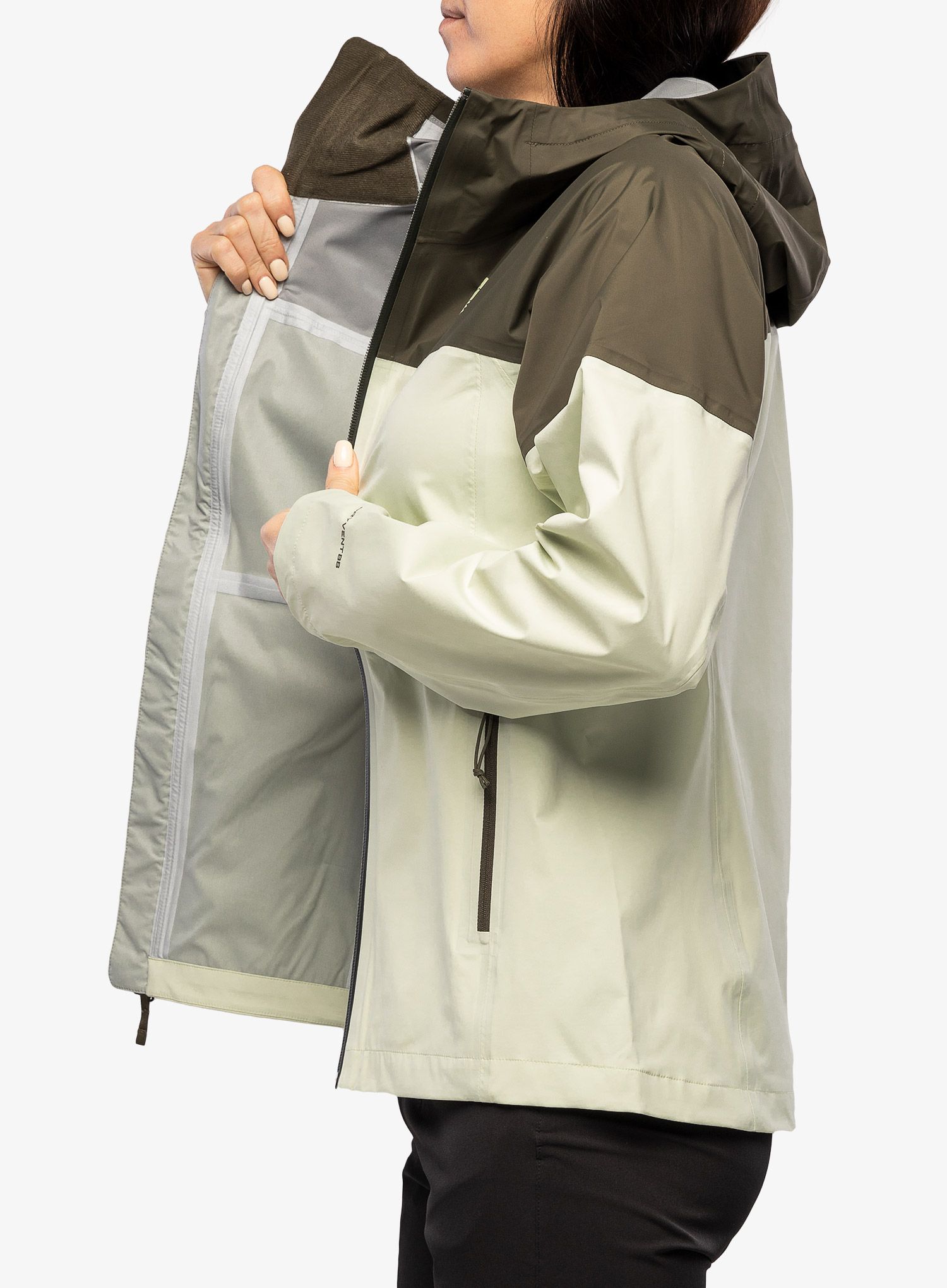 Дамско яке за планина The North Face West Basin DryVent Jacket - lime/green