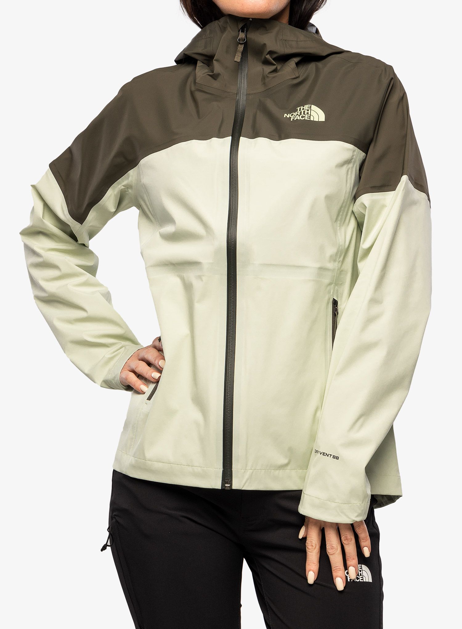Дамско яке за планина The North Face West Basin DryVent Jacket - lime/green