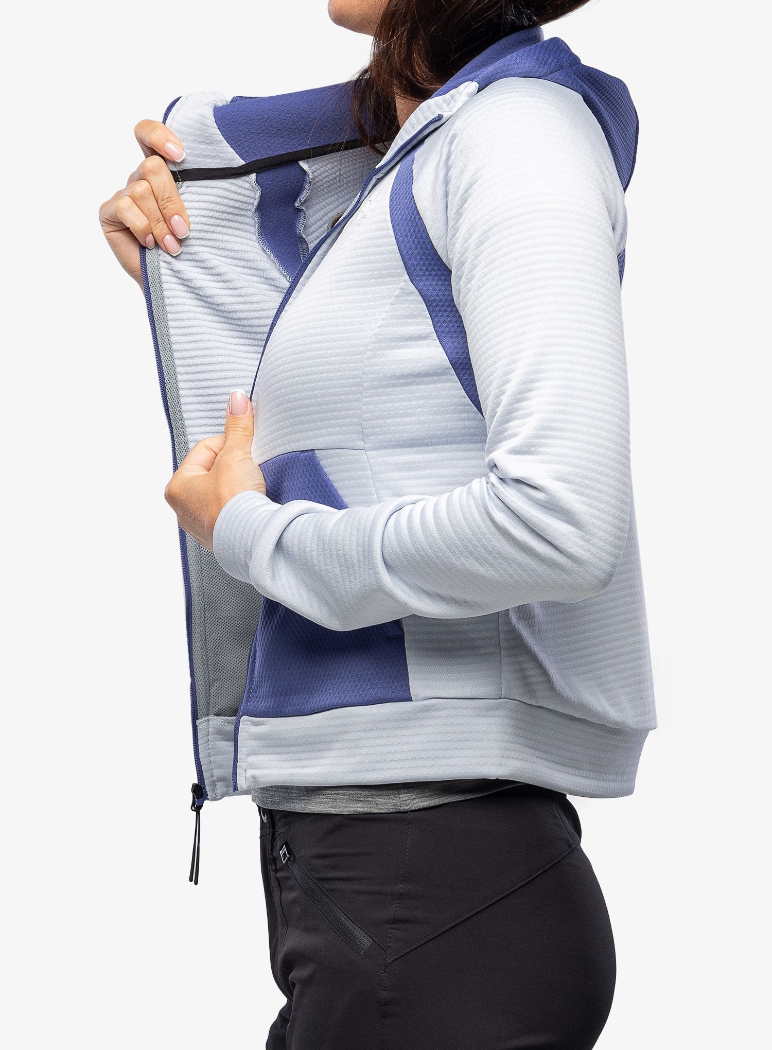 Дамски трекинг суичър The North Face Ma Full Zip Fleece - dusty/cave blue