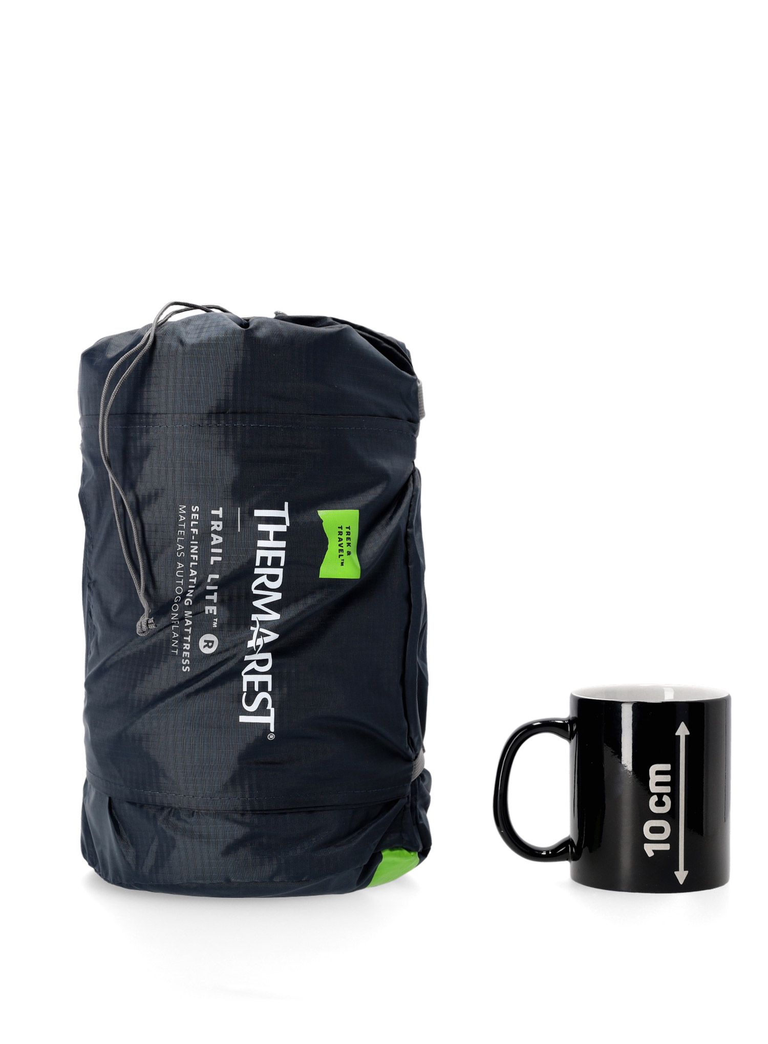 Самонадуваема постелка Therm a Rest Trail Lite Regular - trooper gray