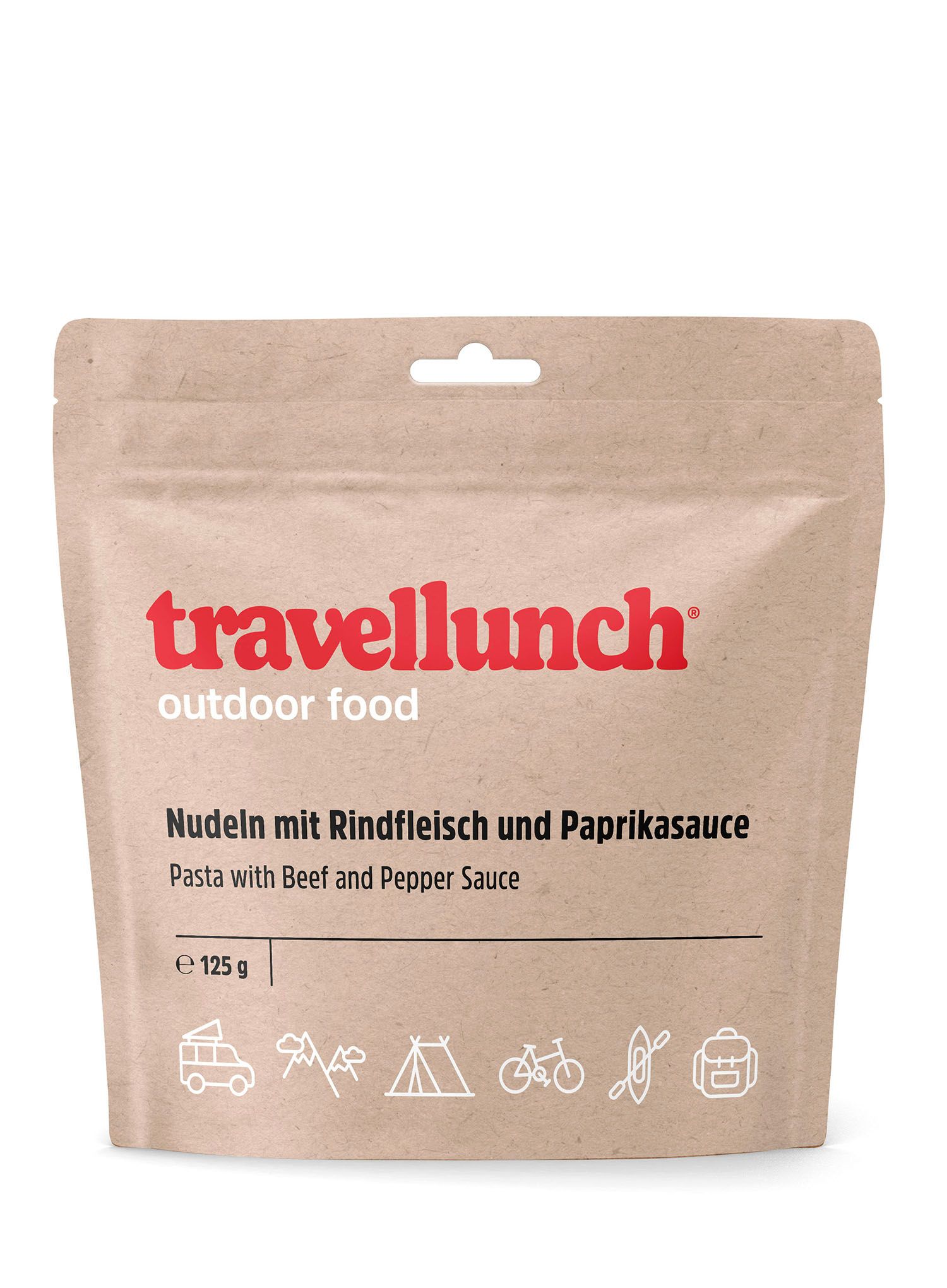 Лиофилизат Travellunch Pasta in bell pepper sauce with beef 575 g