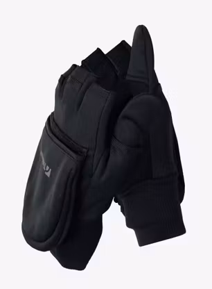 Ветроустойчиви ръкавици Trekmates Rigg Convertible Mitts - black