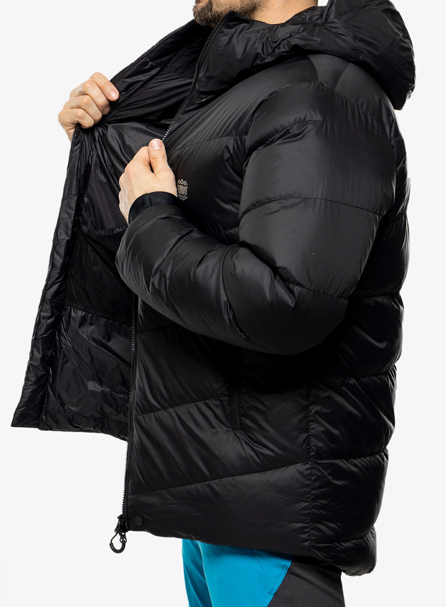 Пухено яке Turbat Petros Pro - jet black
