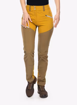 Дамски туристически панталони Turbat Prut Pro - butternut khaki/harvest gold