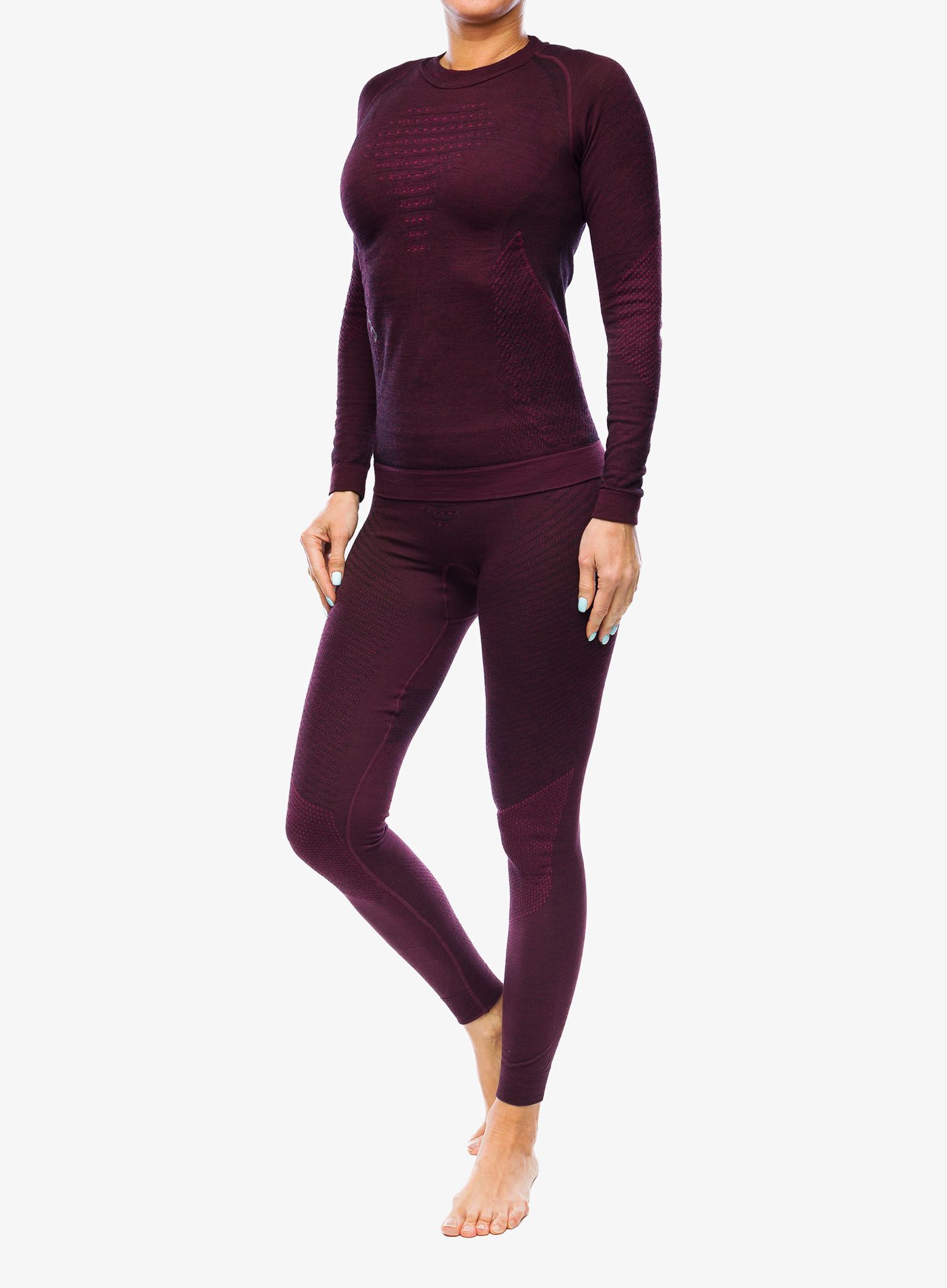 Дамски термоактивен клин UYN Fusyon Biotech UW Pants Long - windsor wine