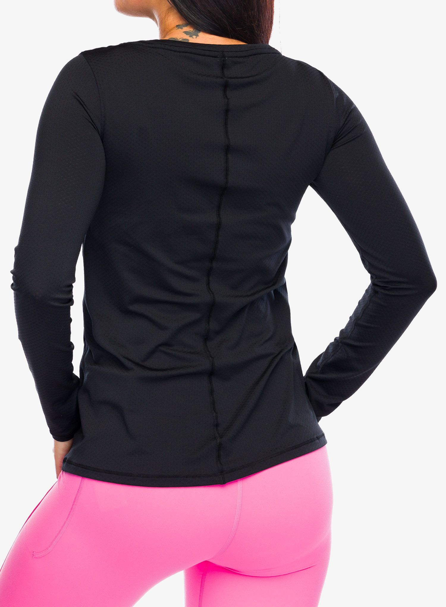 Дамски суичър Under Armour HeatGear Armour Long Sleeve - black/metalic silver