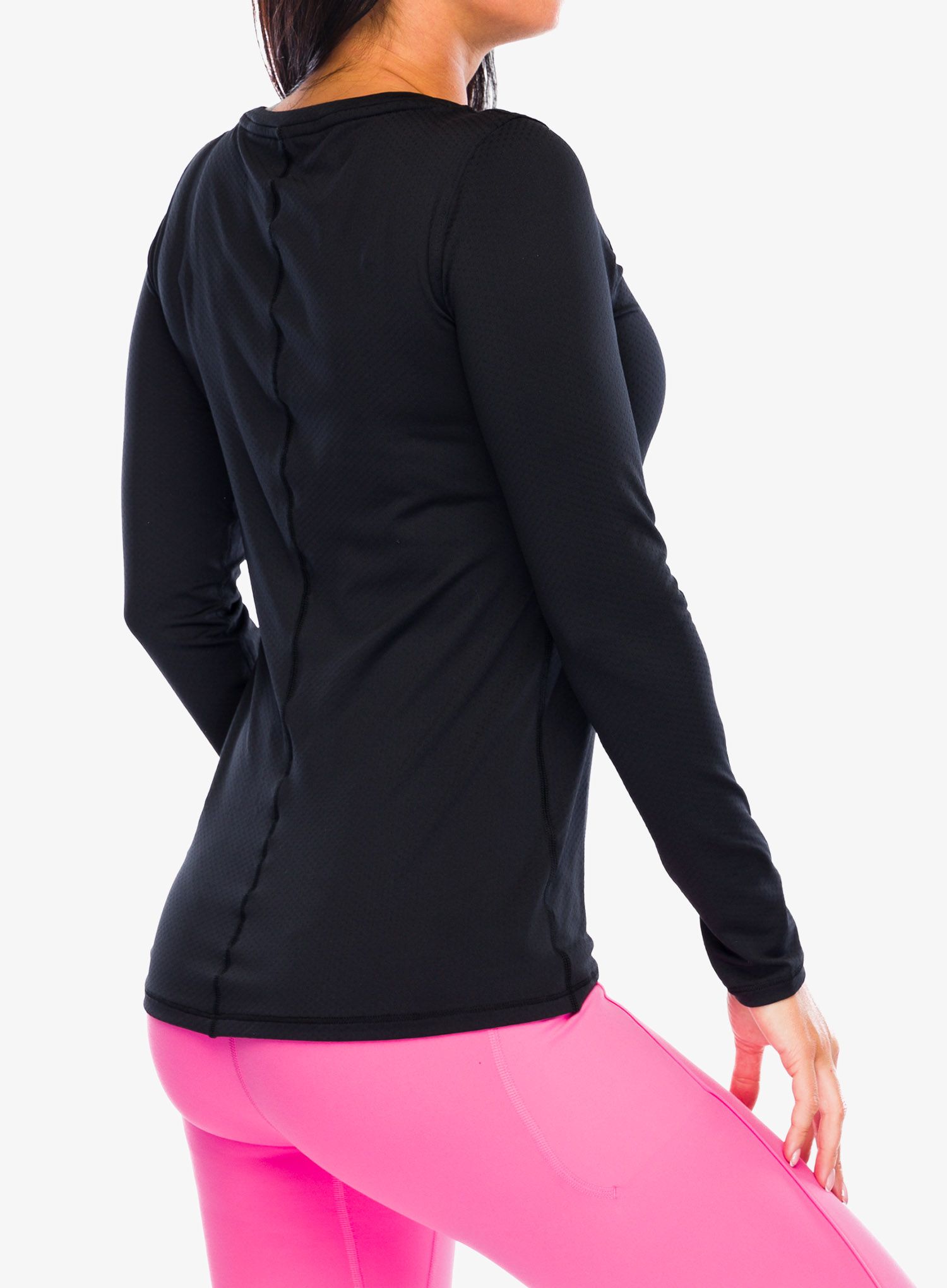 Дамски суичър Under Armour HeatGear Armour Long Sleeve - black/metalic silver