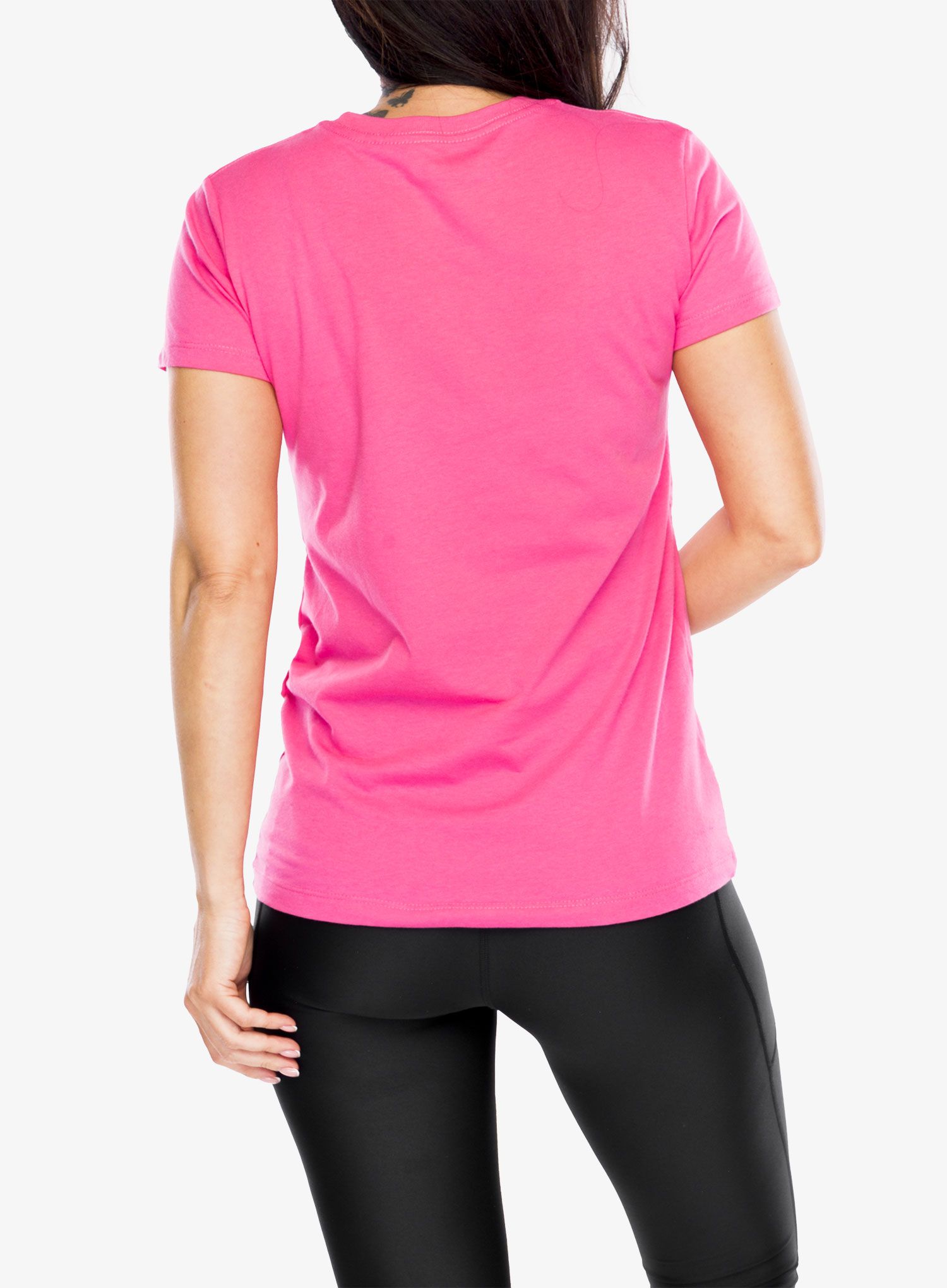Дамска тениска Under Armour Live Sportstyle Graphic SSC - bubble gum/white