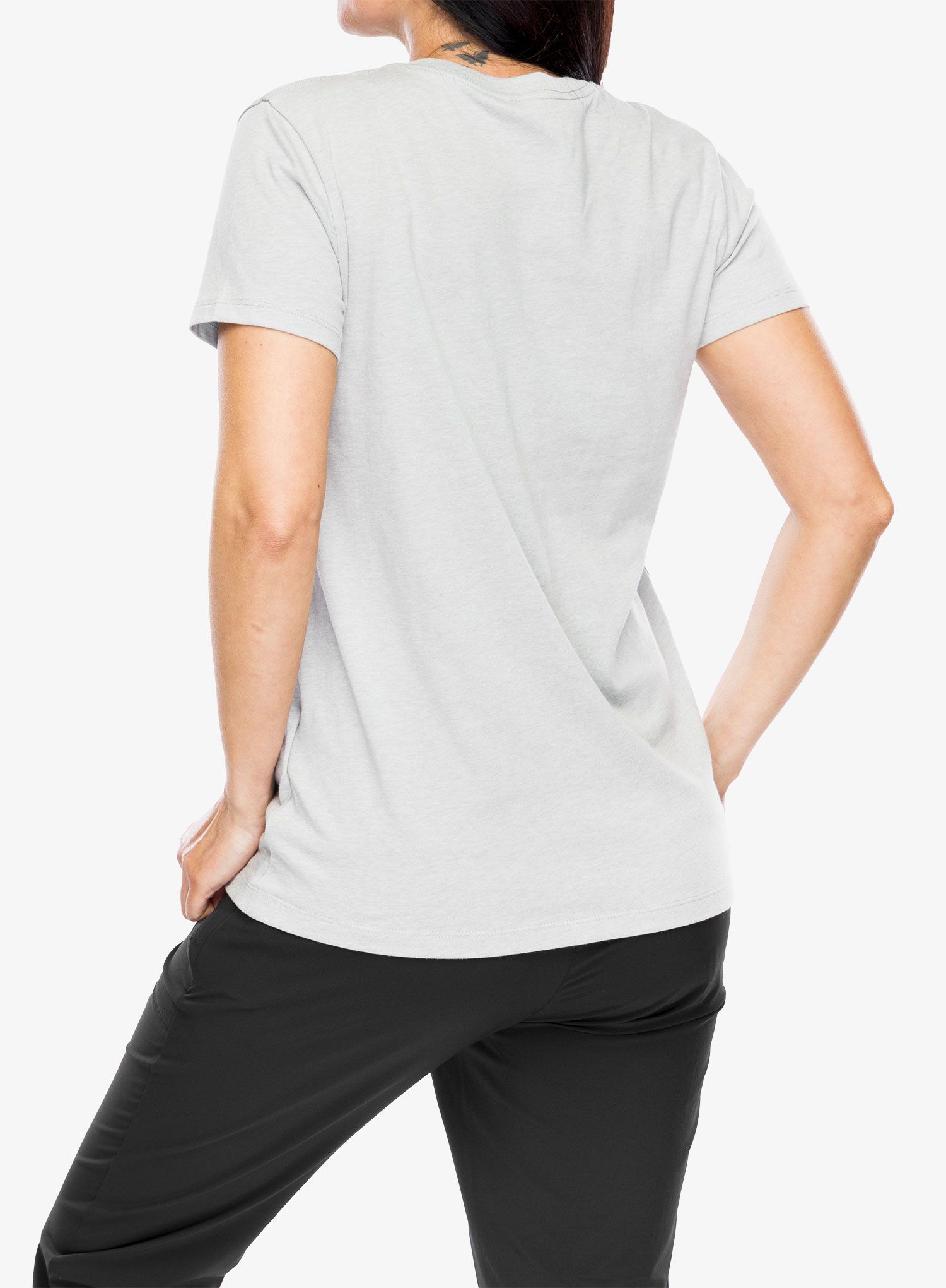 Дамска тениска Under Armour Live Sportstyle Graphic SSC - mod gray lt/jet gray