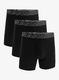 Термоактивни боксерки Under Armour Performance Cotton 6 in 3-Pack Boxerjock - black/black/steel