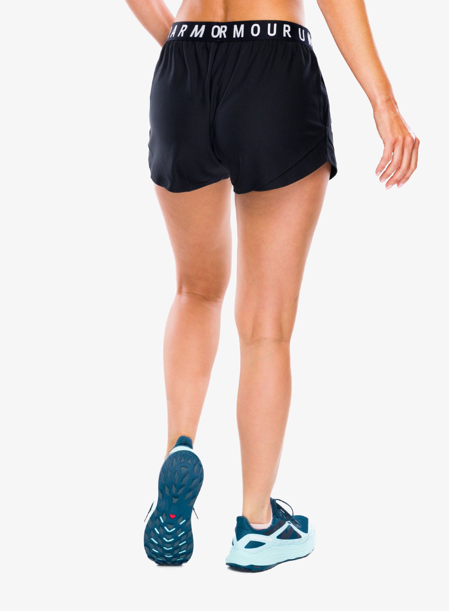 Дамски къси панталони Under Armour Play Up Shorts 3.0 - black/black/white