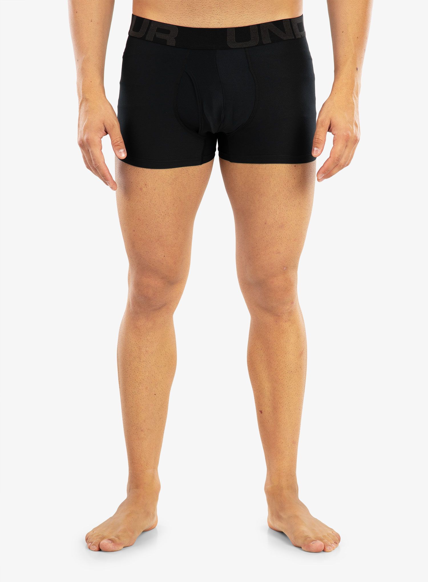 Термоактивни боксерки Under Armour Tech 3in 2 Pack - black/black