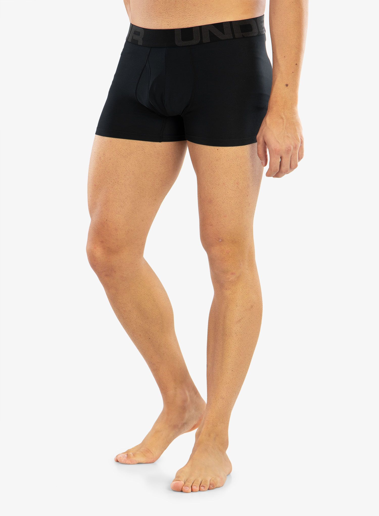 Термоактивни боксерки Under Armour Tech 3in 2 Pack - black/black