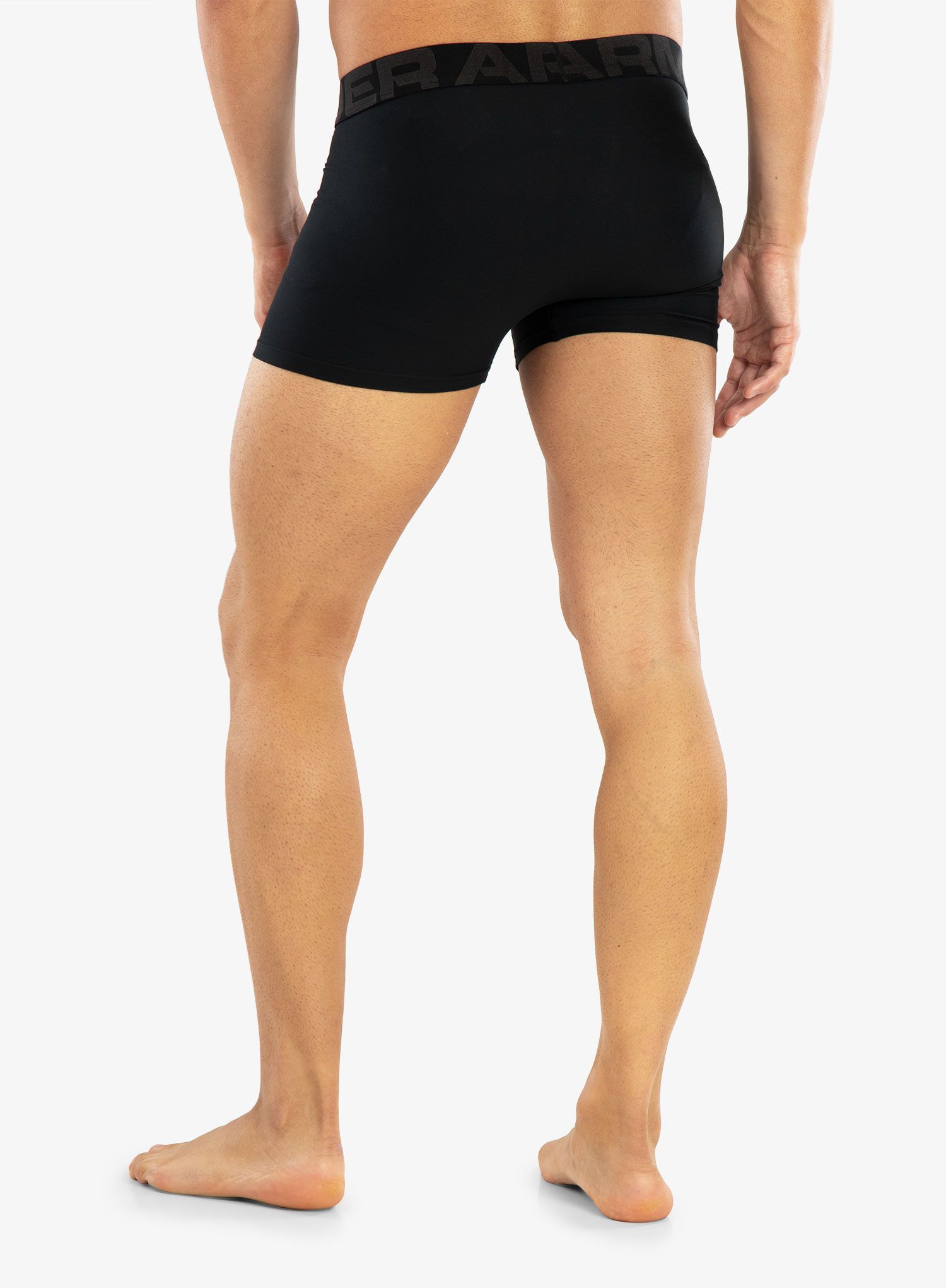 Термоактивни боксерки Under Armour Tech 3in 2 Pack - black/black