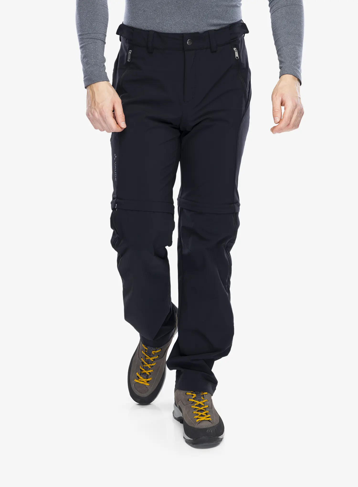 Панталони със свалящи се крачоли Vaude Farley Stretch T-Zip Pants III - black