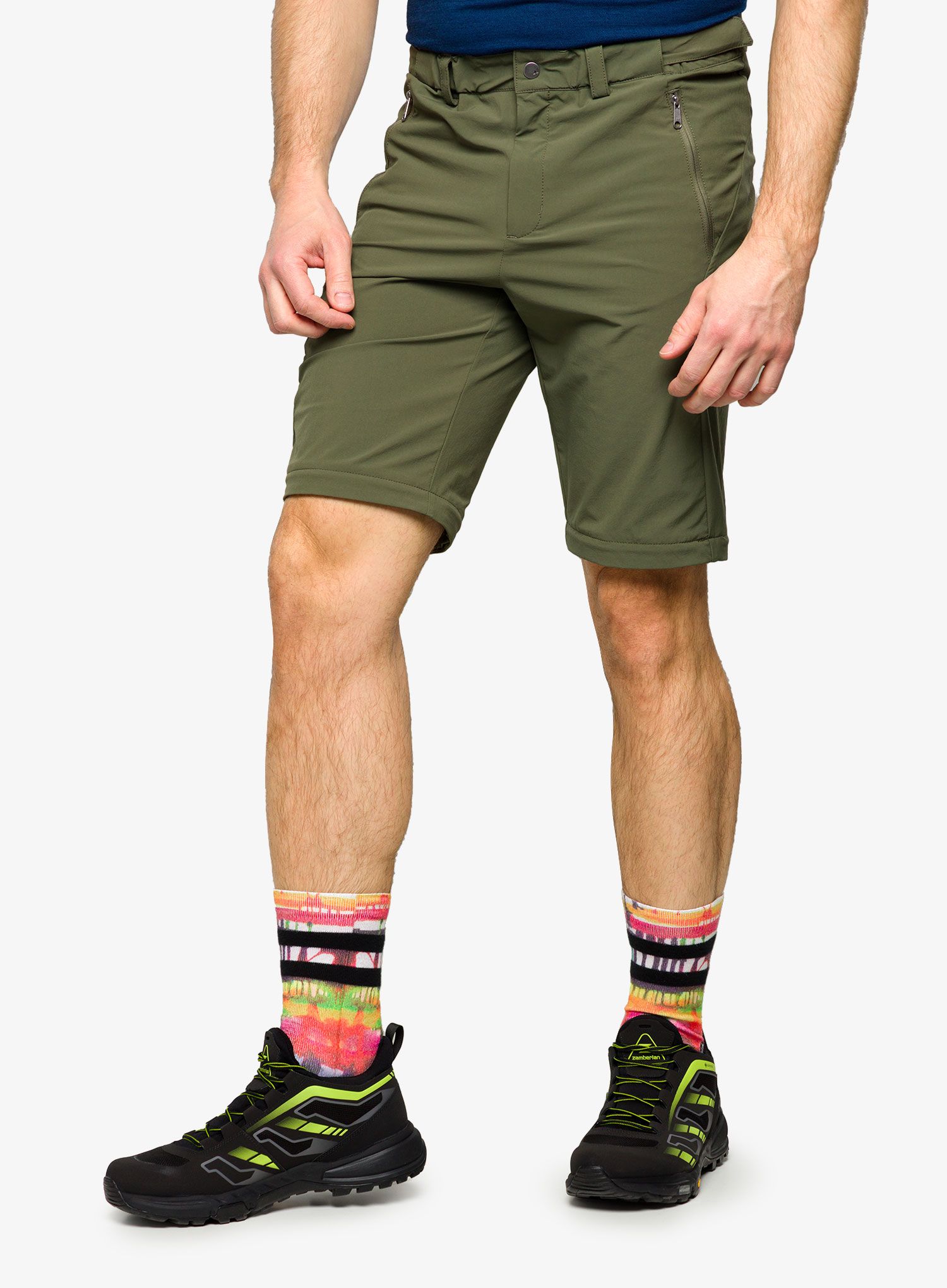 Панталони със свалящи се крачоли Vaude Farley Stretch T-Zip Pants III - khaki