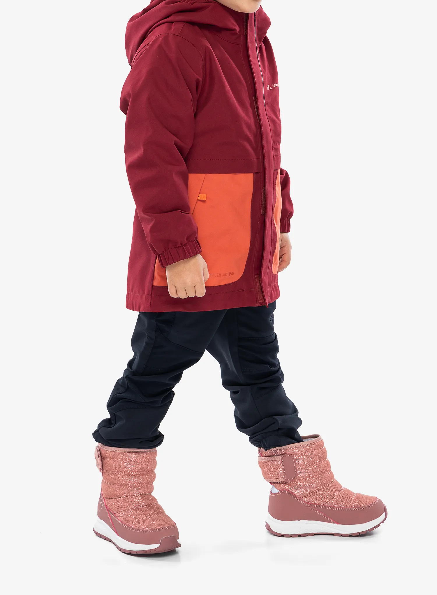 Детско яке Vaude Kids Campfire 3in1 Jacket - salsa/orange