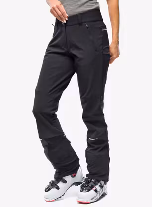 Дамски панталони cофтшел Vaude Larice Pants IV - black