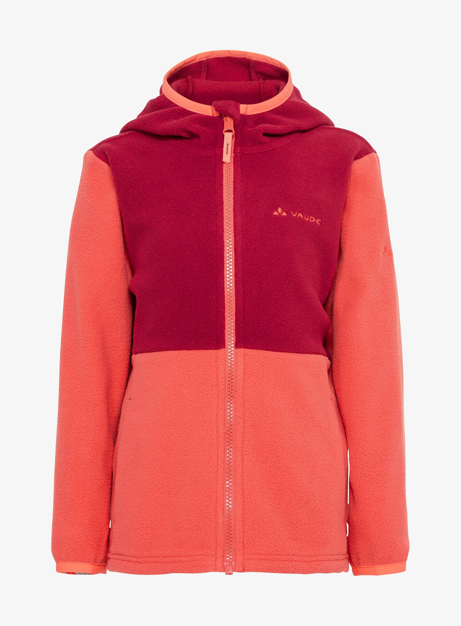 Детски суичър Vaude Pulex Hooded Jacket II - hot chili