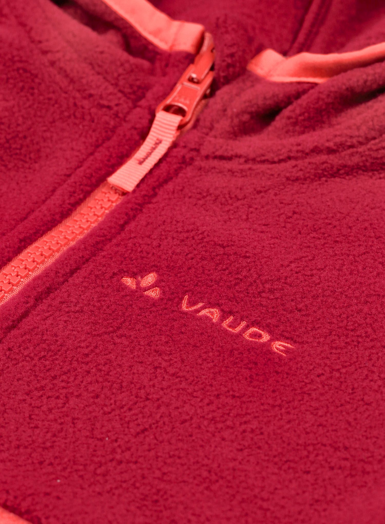 Детски суичър Vaude Pulex Hooded Jacket II - hot chili
