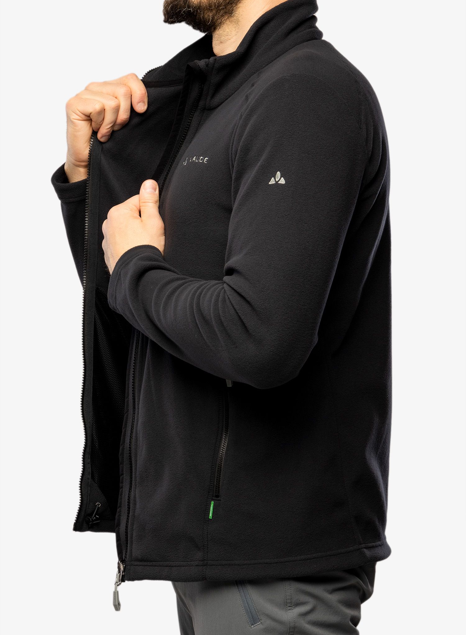 Поларен суичър Vaude Rosemoor Fleece Jacket II - black