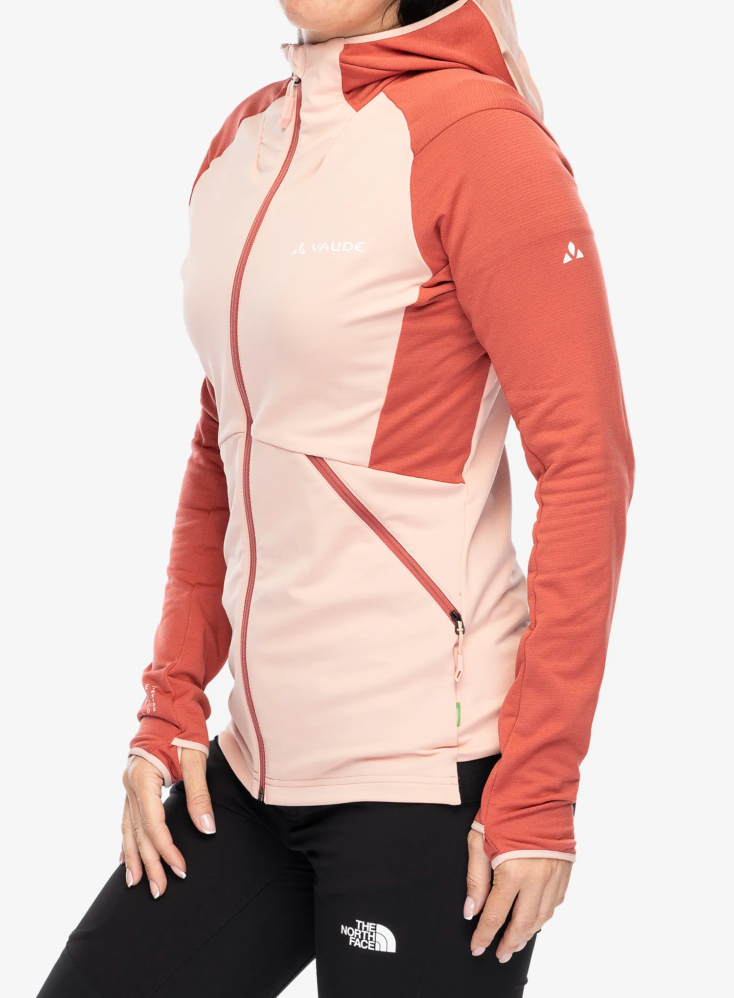 Дамски поларен суичър Vaude Scopi Fleece Jacket - soft rose