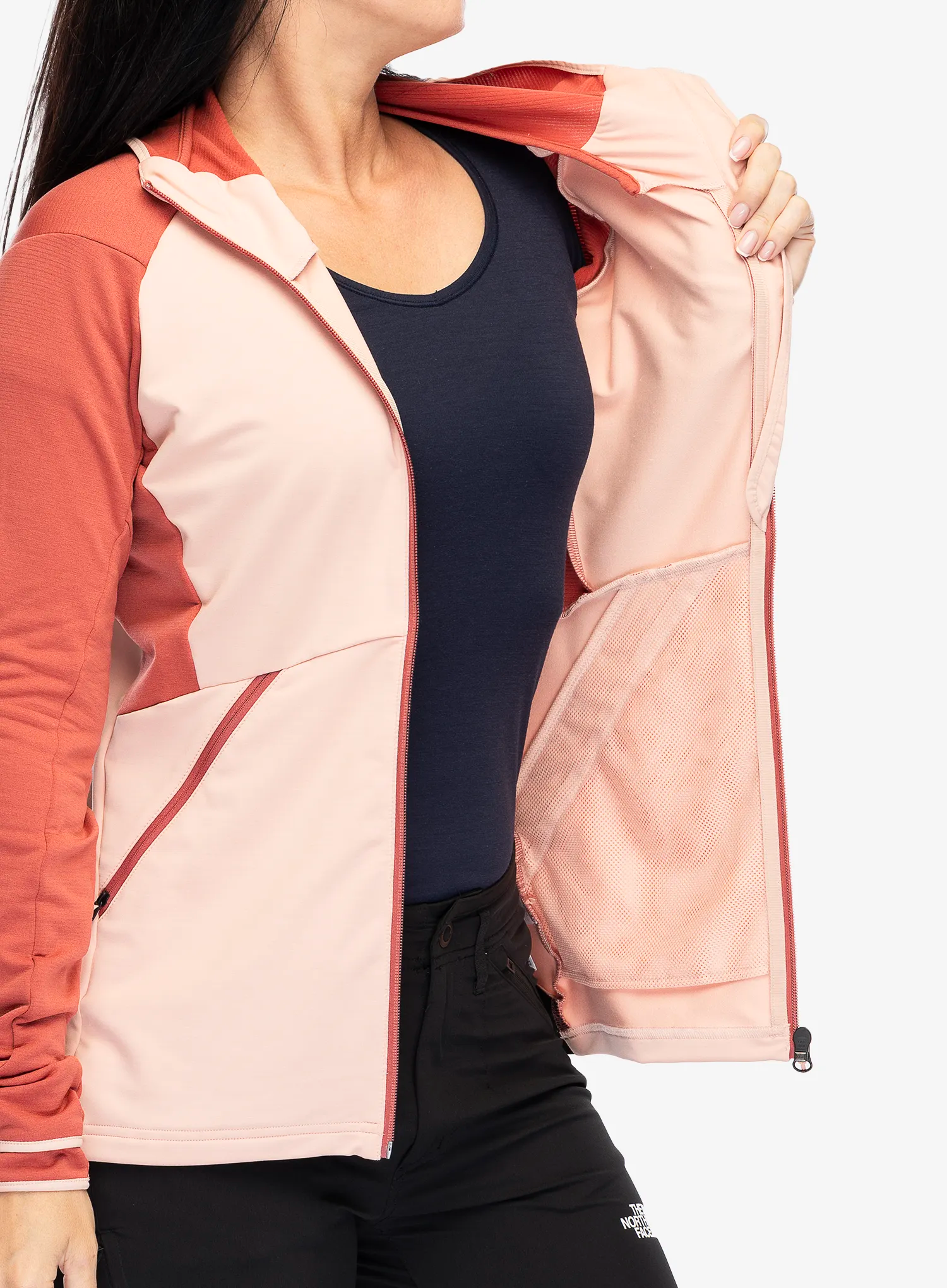 Дамски поларен суичър Vaude Scopi Fleece Jacket - soft rose