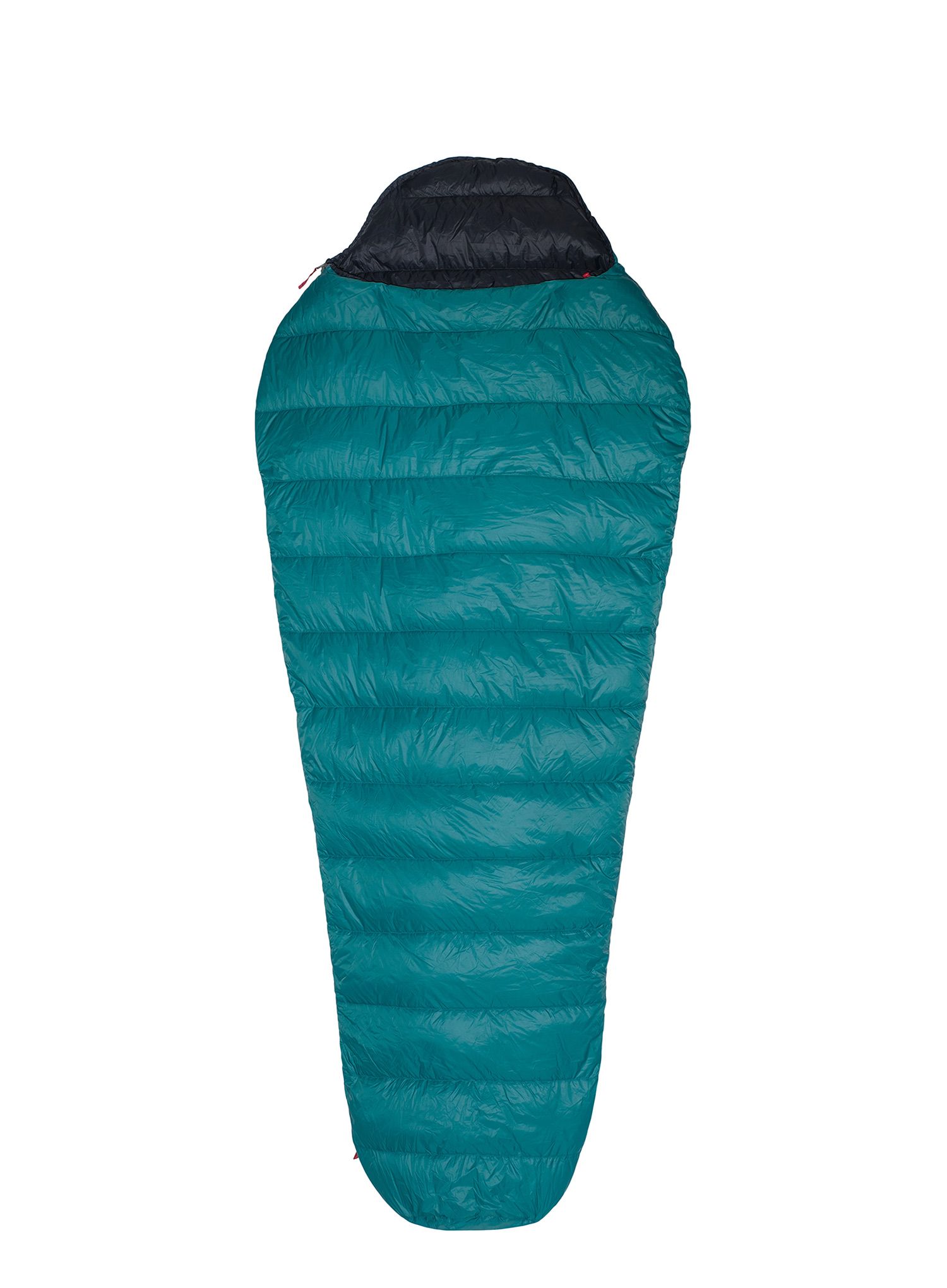 Пухен спален чувал Warmpeace Solitaire 250 (170 cm) - teal green/black