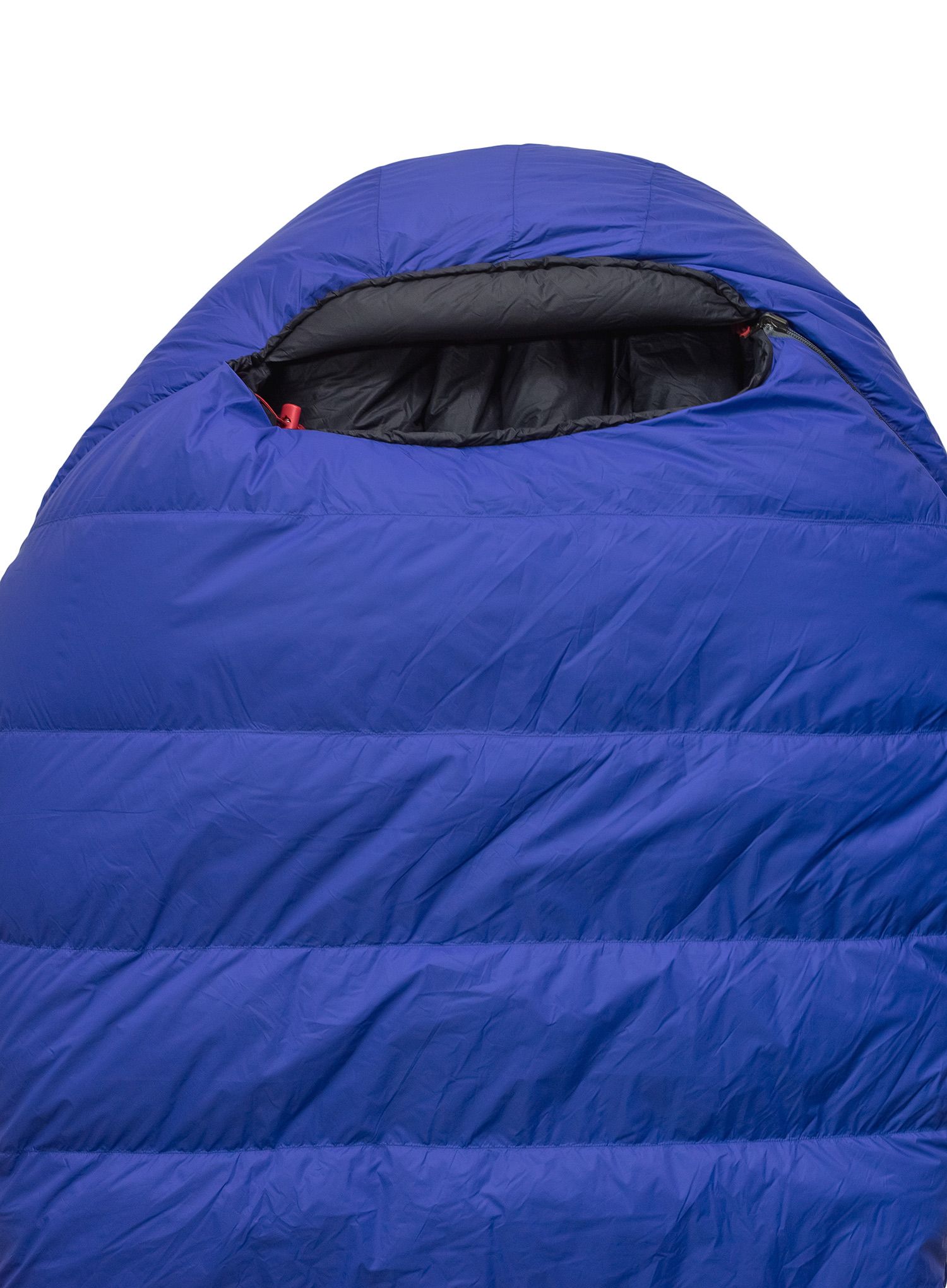 Пухен спален чувал Warmpeace Solitaire 500 (180 cm) - royal blue/black