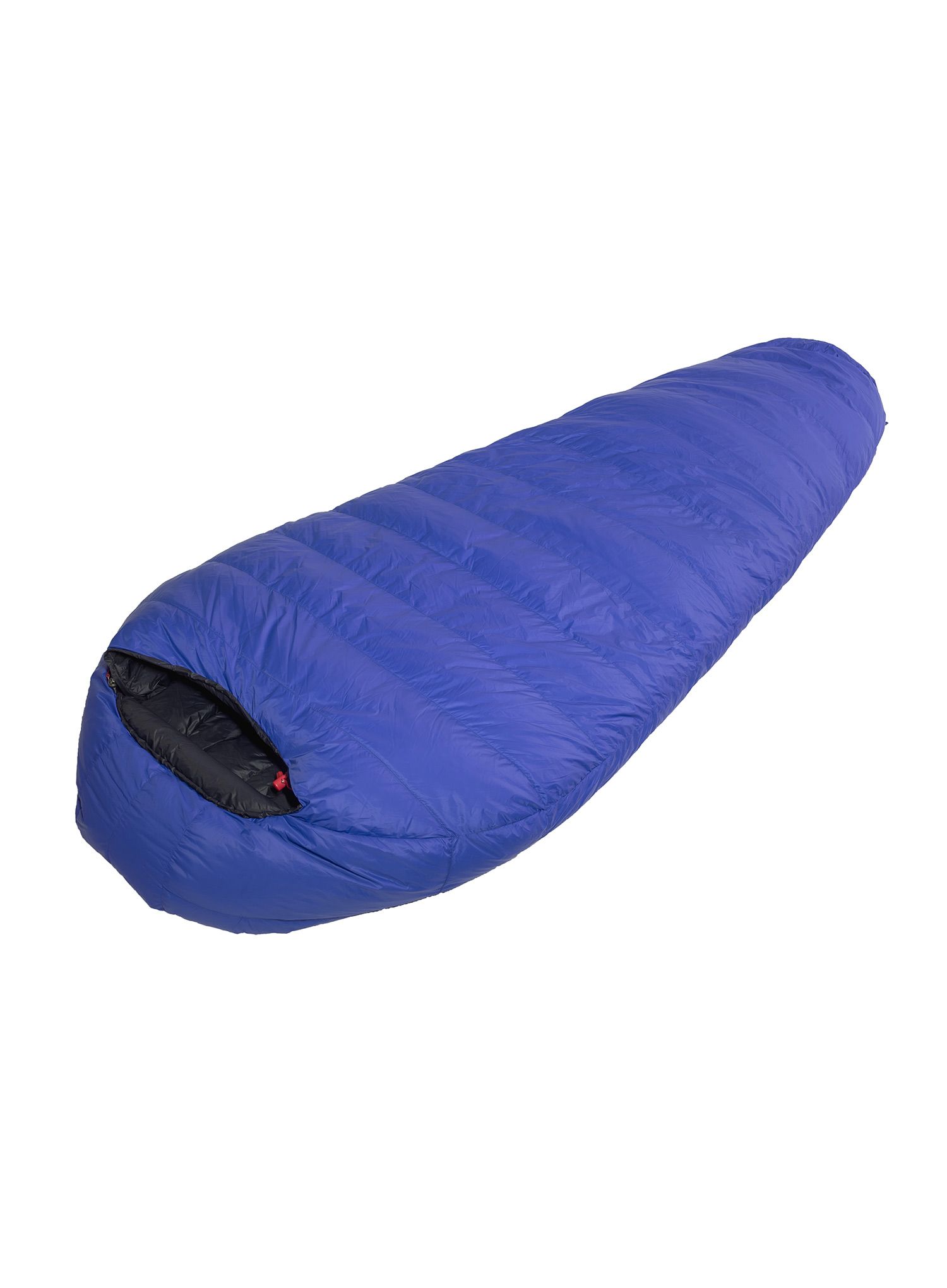 Пухен спален чувал Warmpeace Solitaire 500 (180 cm) - royal blue/black