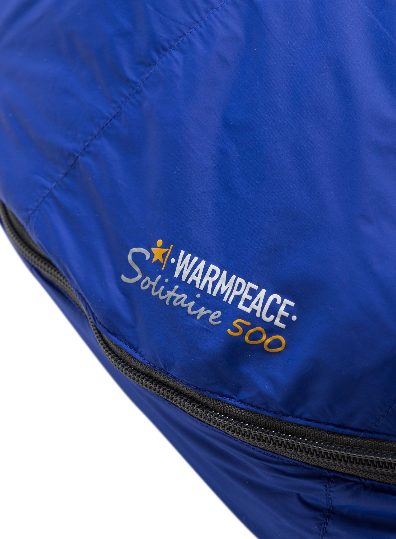 Пухен спален чувал Warmpeace Solitaire 500 (195 cm) - royal blue/black