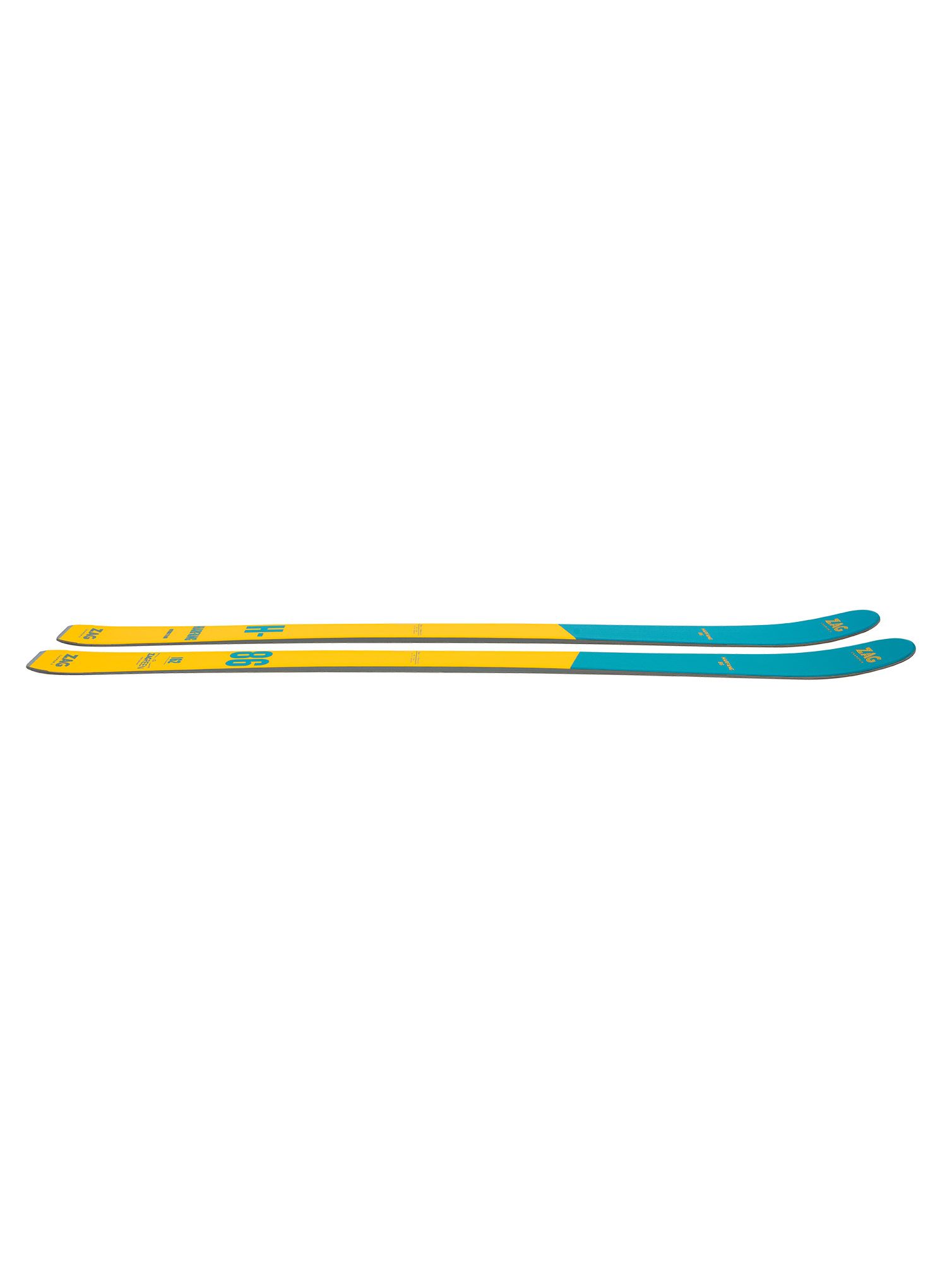 Дамски ски за ски туринг ZAG H-86 Lady - yellow/green