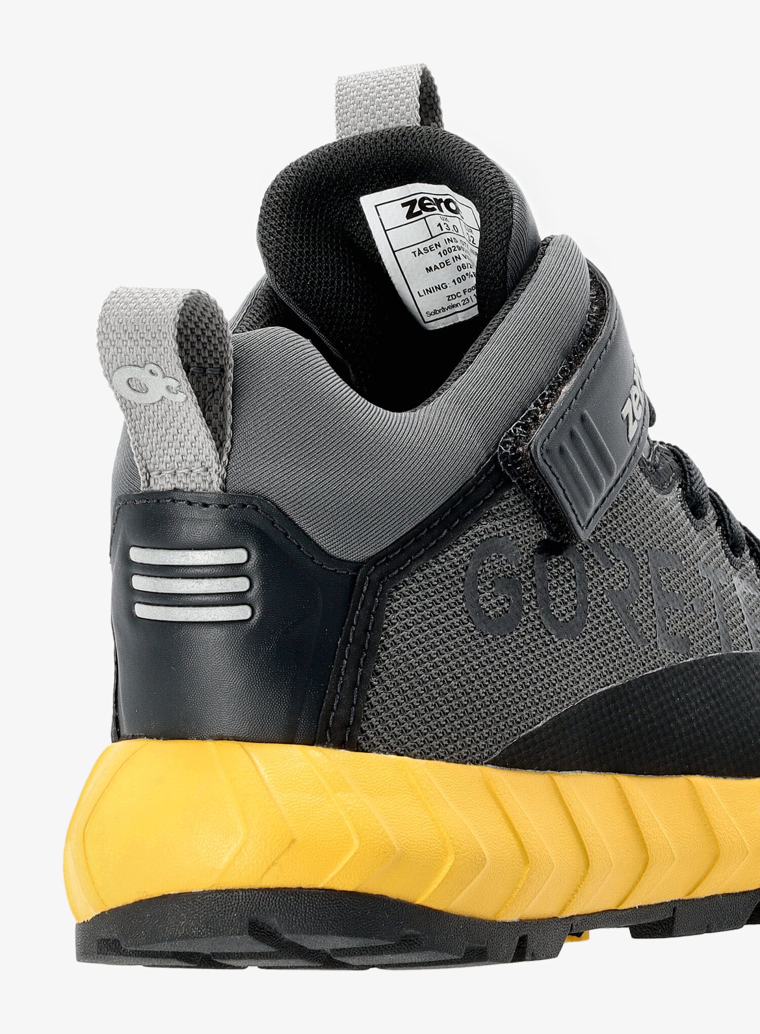 Детски обувки ZeroC TASEN GTX INS JNR - grey/yellow
